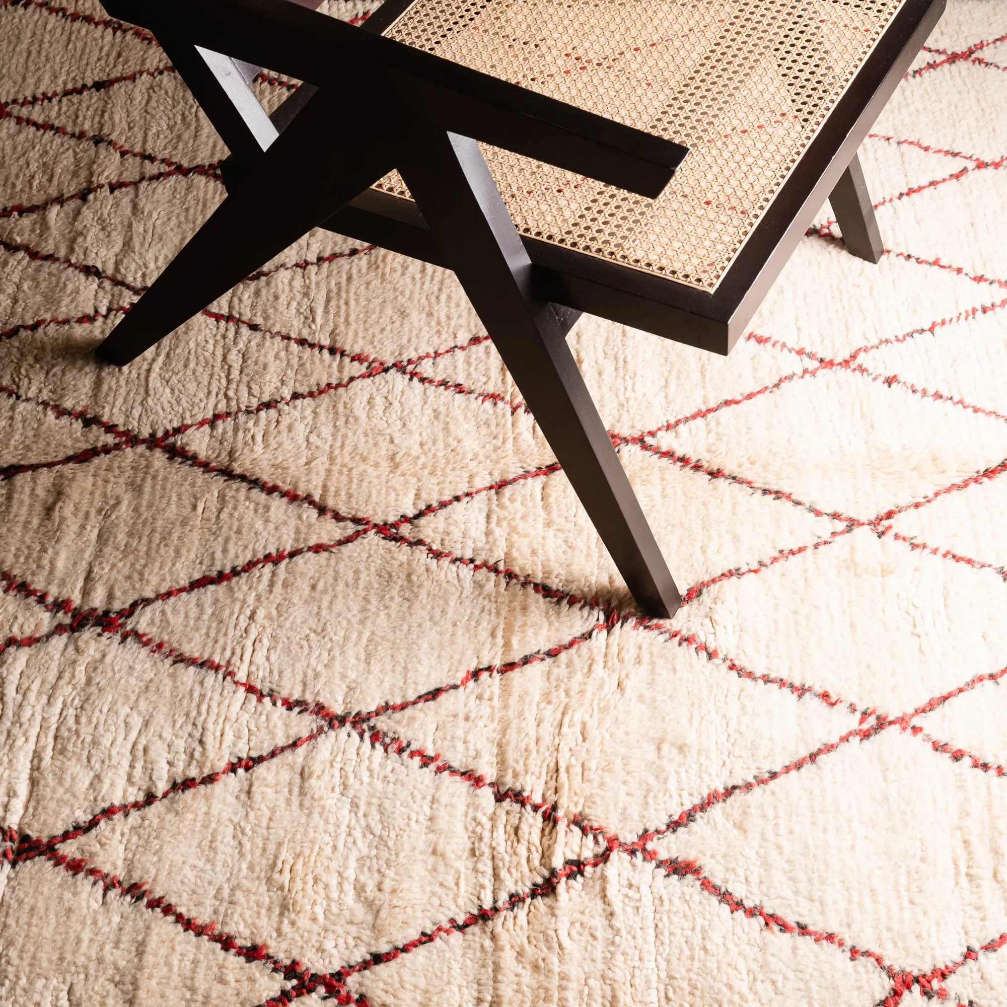 Halah - vintage beni ourain rug