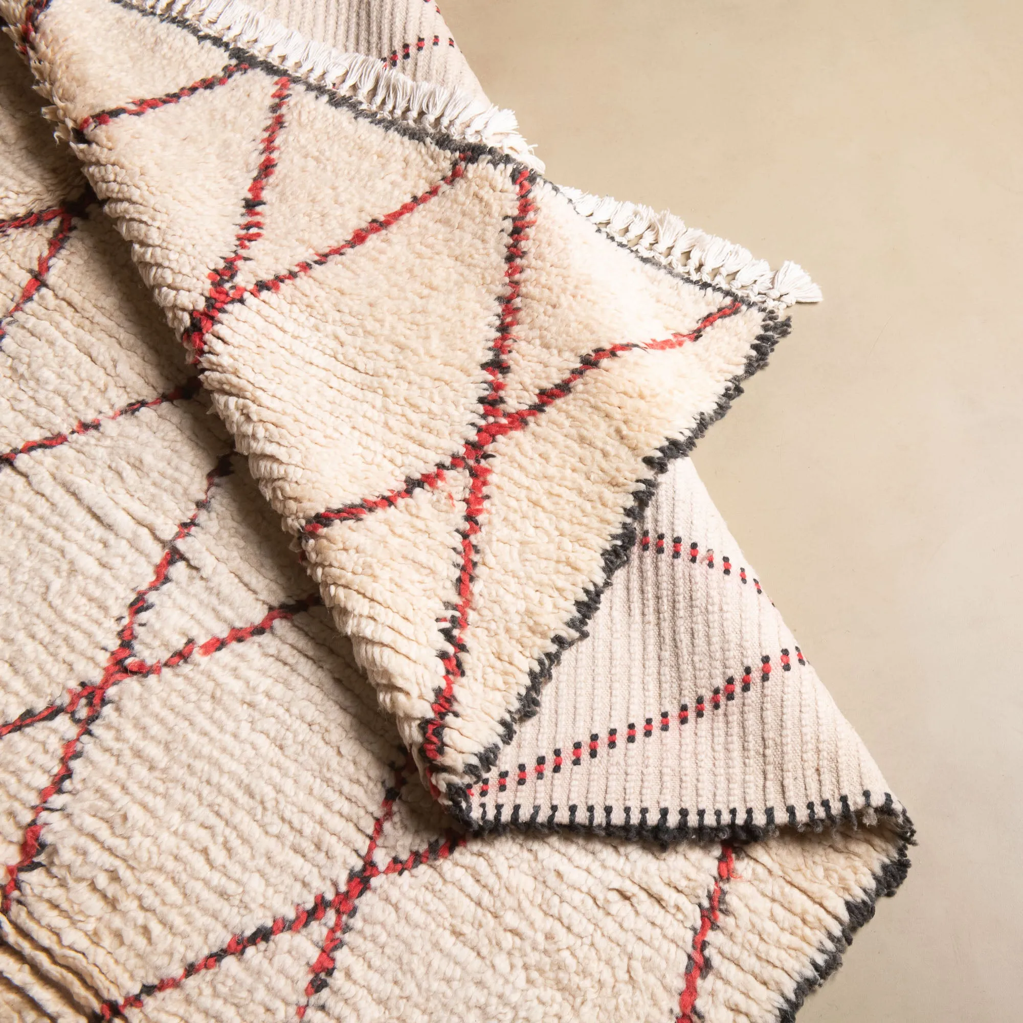 Halah - vintage beni ourain rug