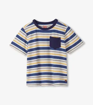 Hatley Patriot Blue Stripes Bamboo Tee