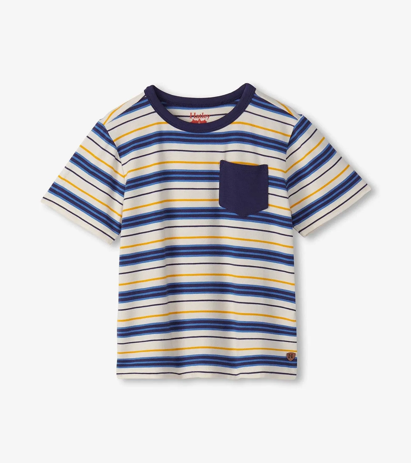 Hatley Patriot Blue Stripes Bamboo Tee