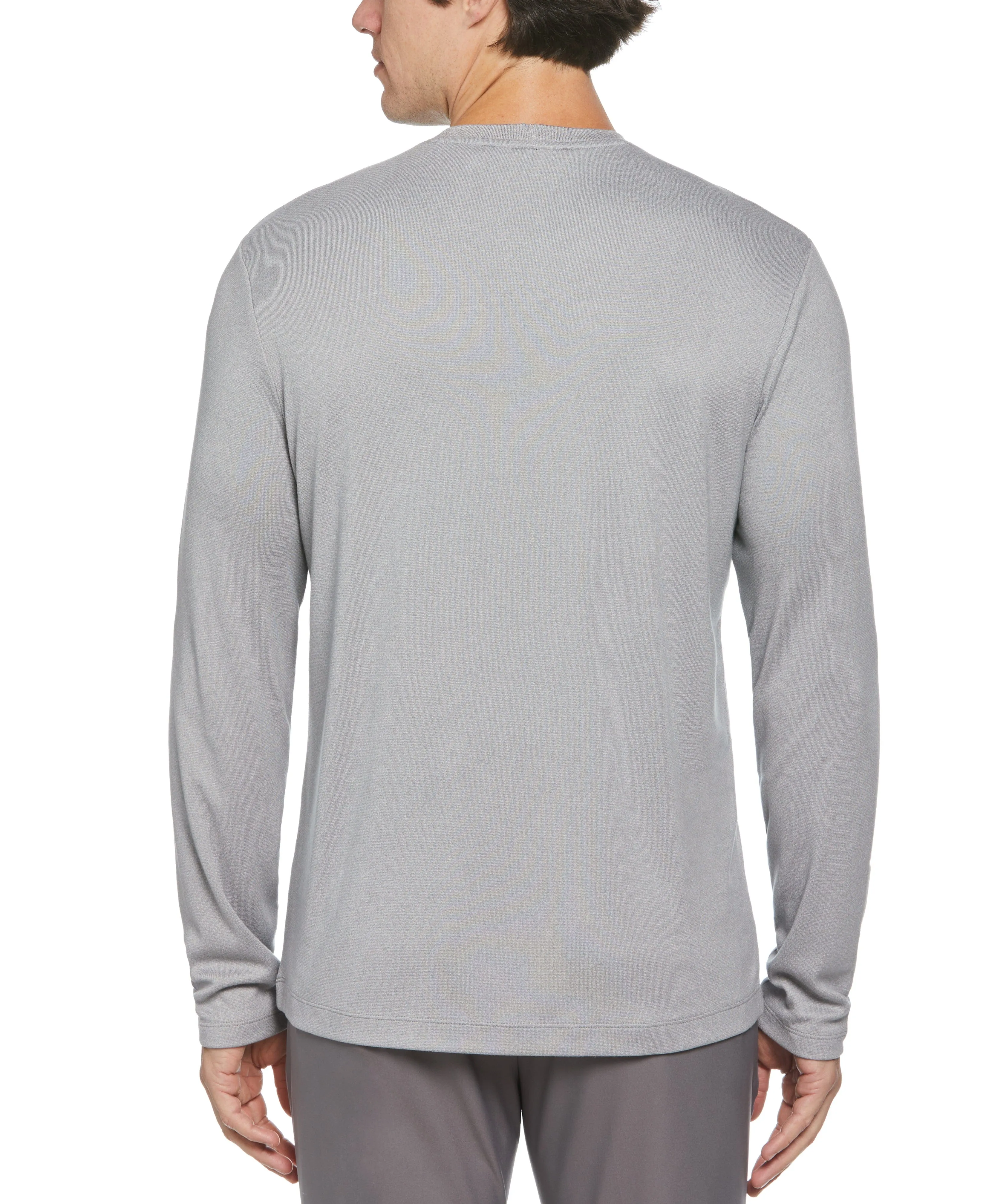 Heather Ribbed Crewneck Shirt