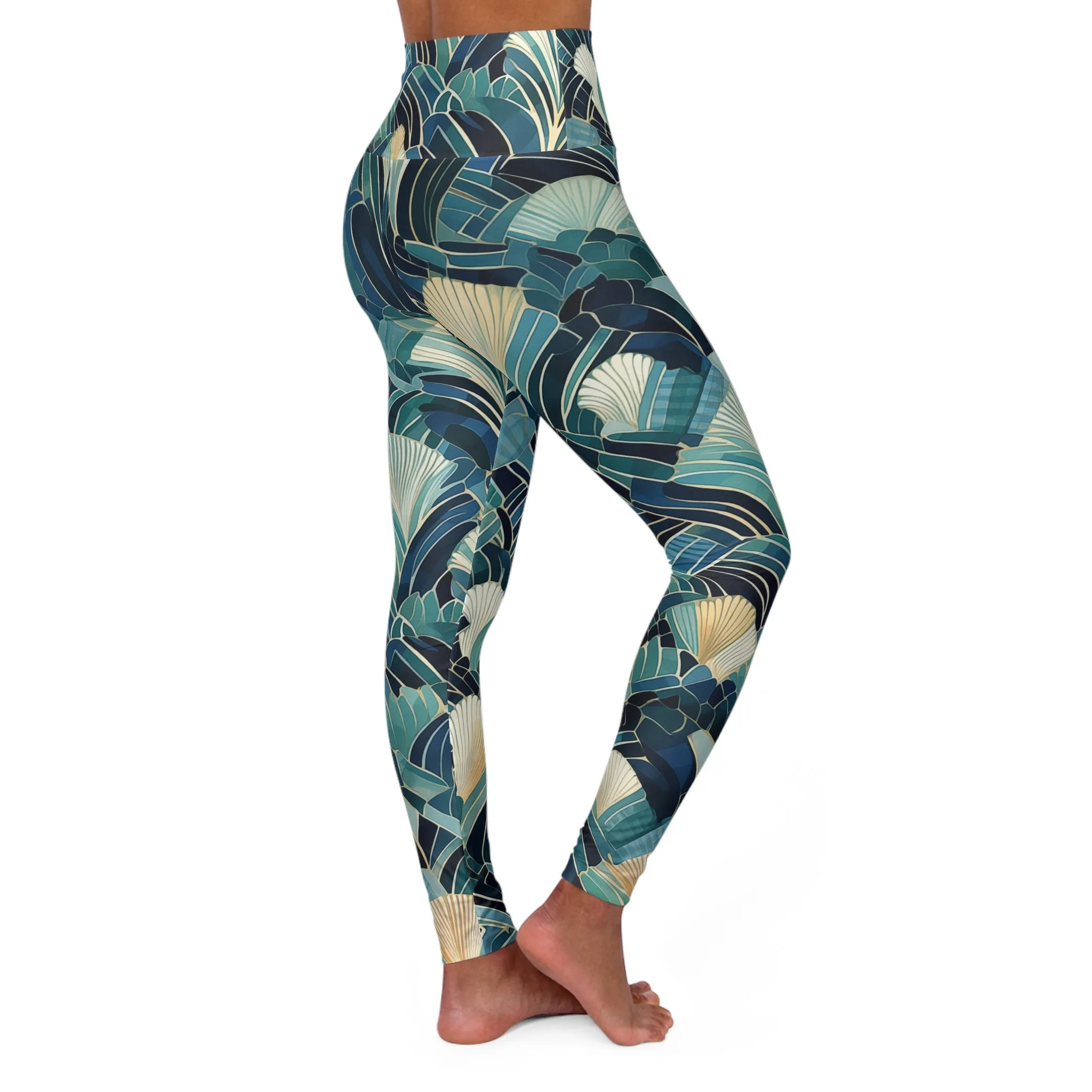 High Waisted Leggings - Burchard Paris Tribal