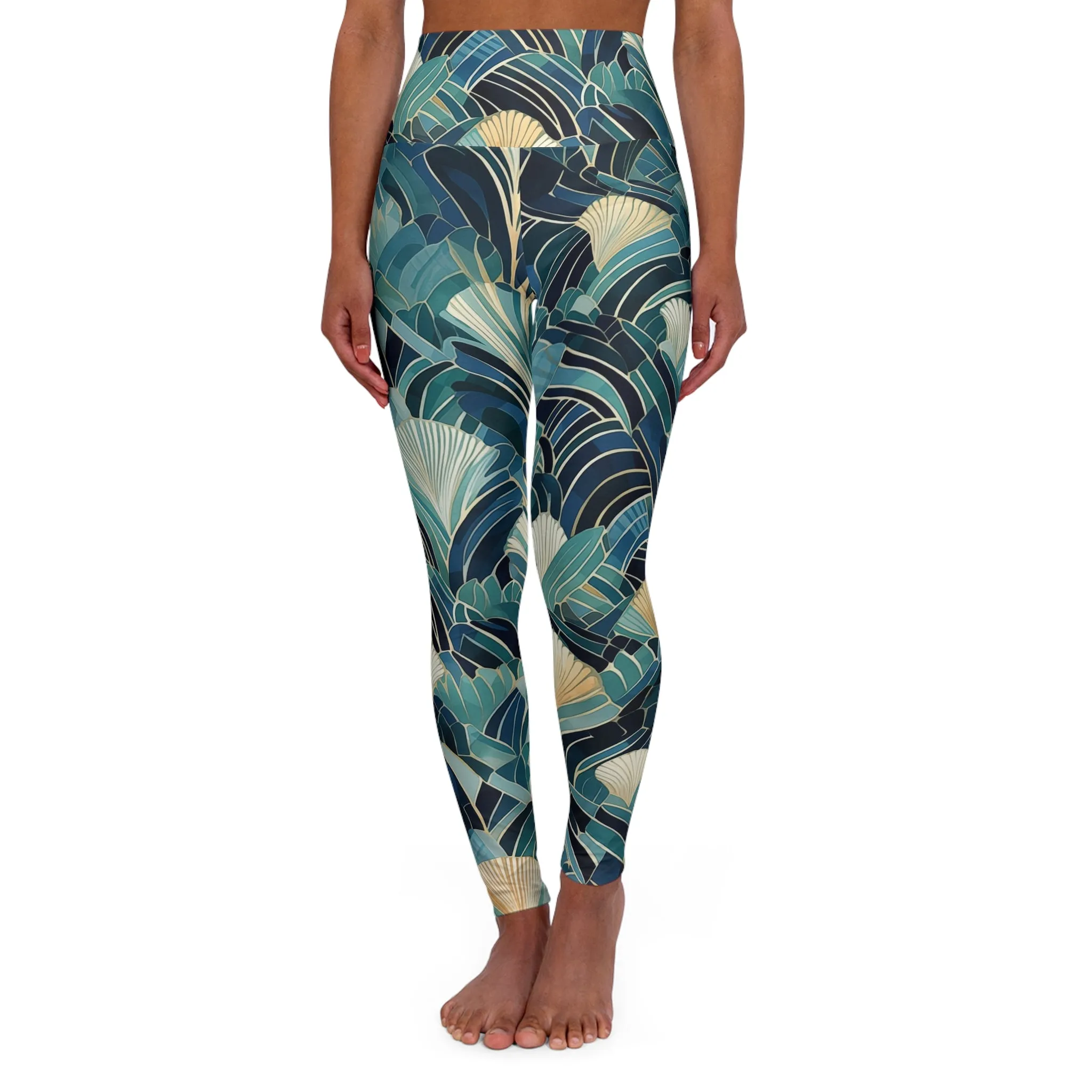 High Waisted Leggings - Burchard Paris Tribal