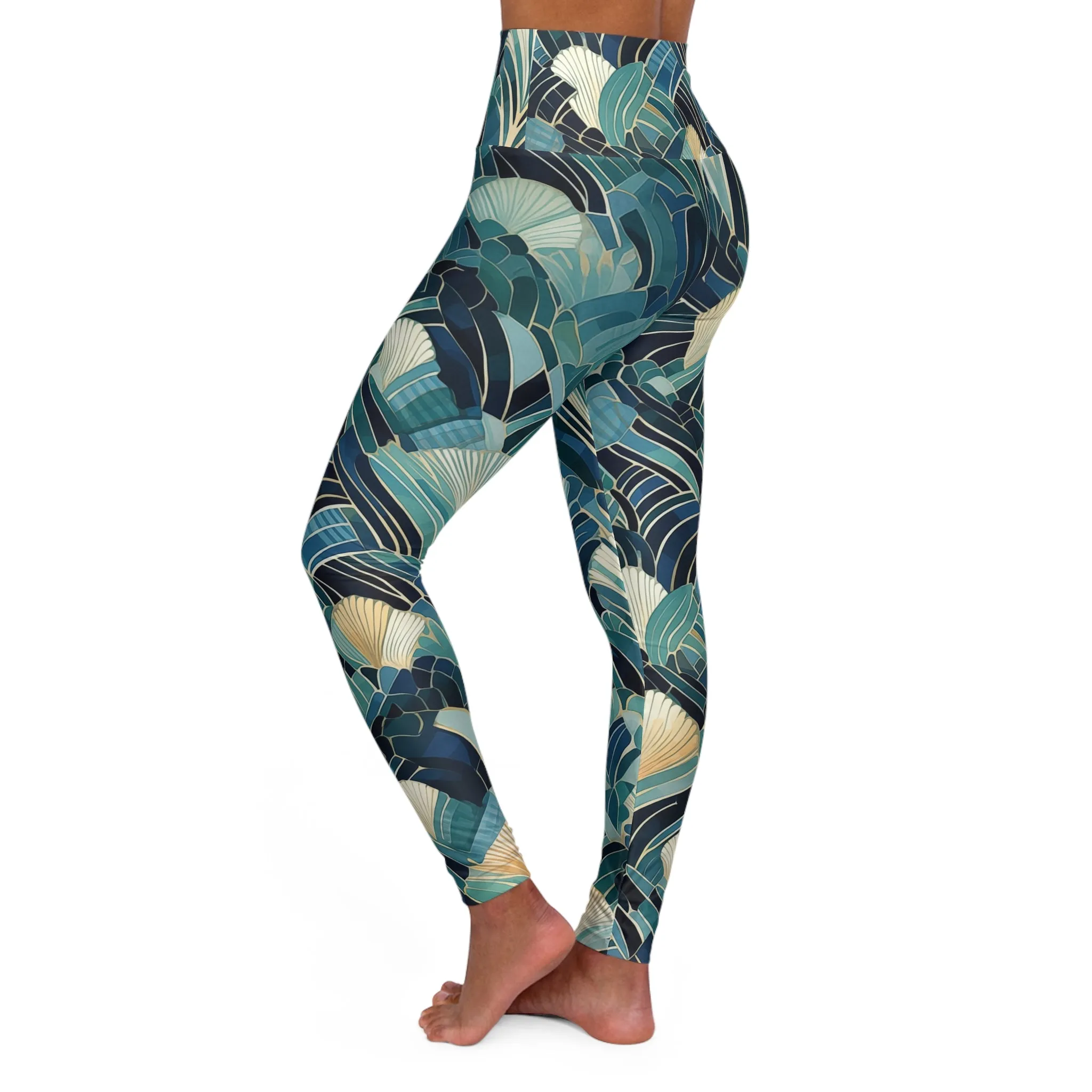 High Waisted Leggings - Burchard Paris Tribal