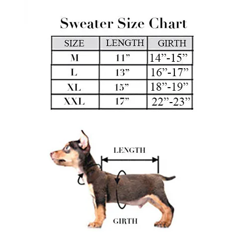 Hip Holiday Check Dog Sweater