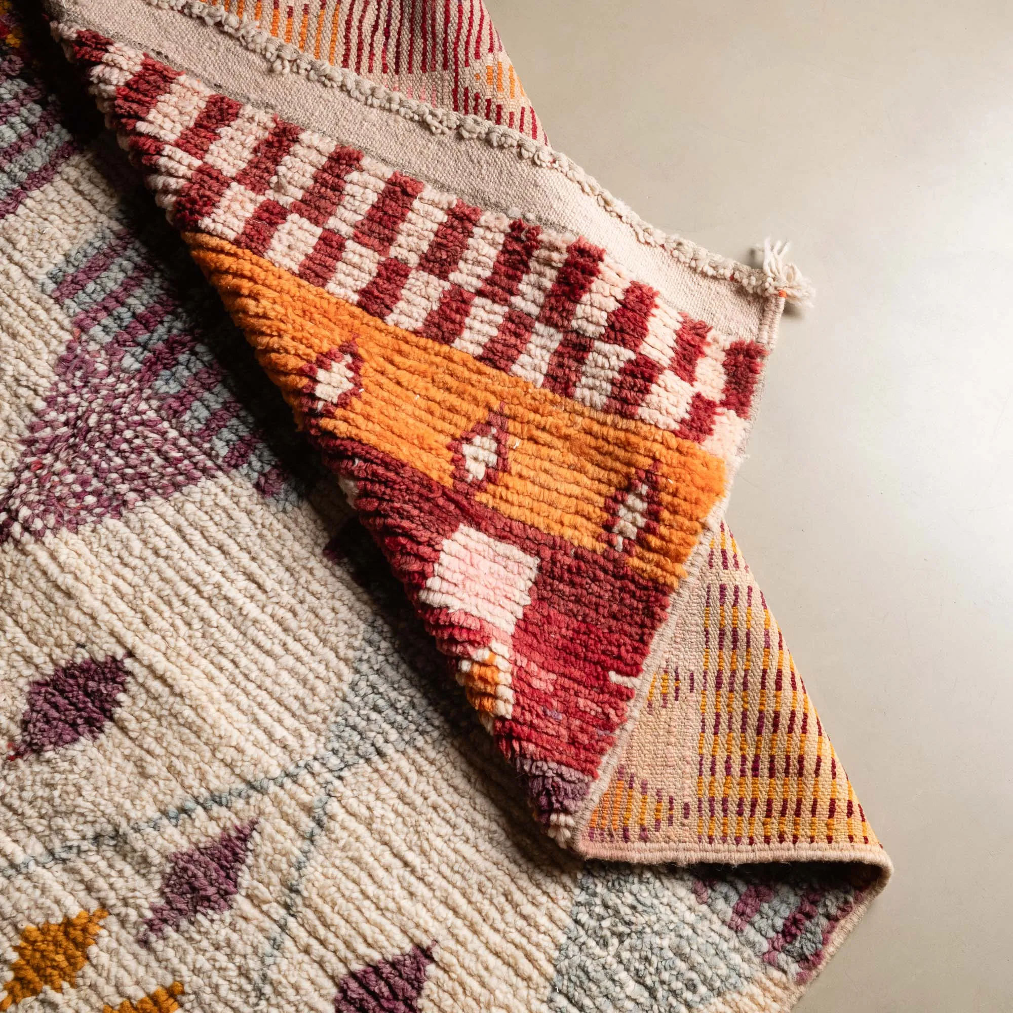Houdaifa - vintage boujad rug