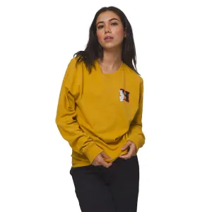 Huf - Giving Womens Relax L/S Tee Gold
