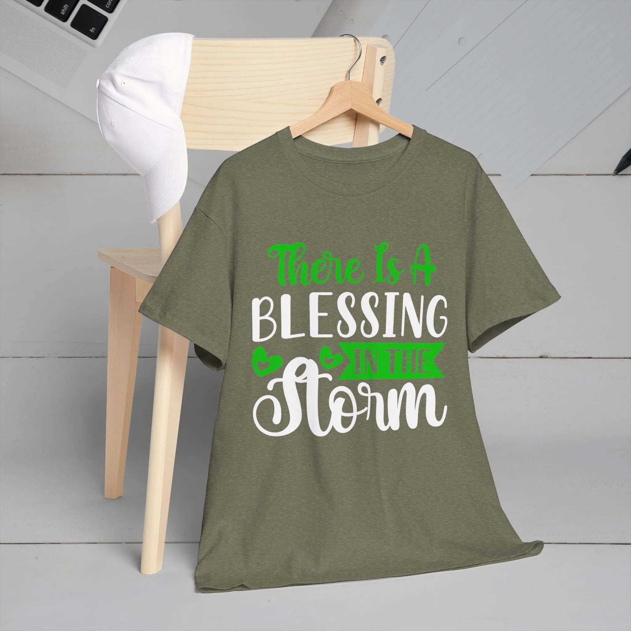 Inspirational Tee - &quot;There Is A Blessing In The Storm&quot;
