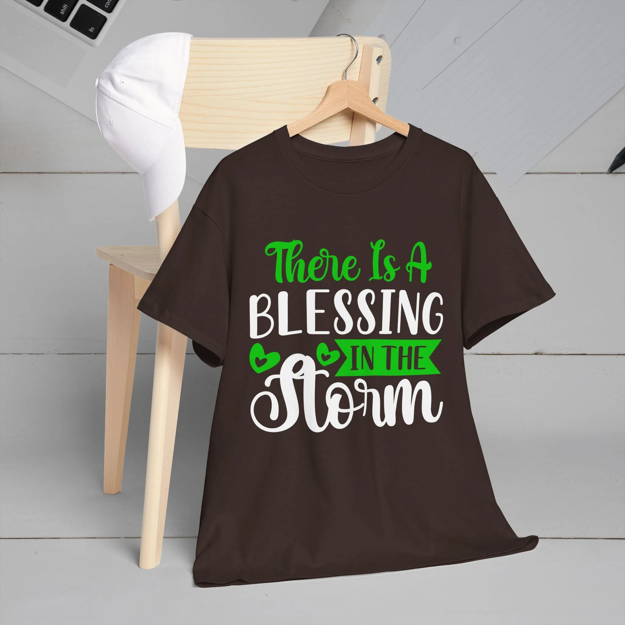 Inspirational Tee - &quot;There Is A Blessing In The Storm&quot;