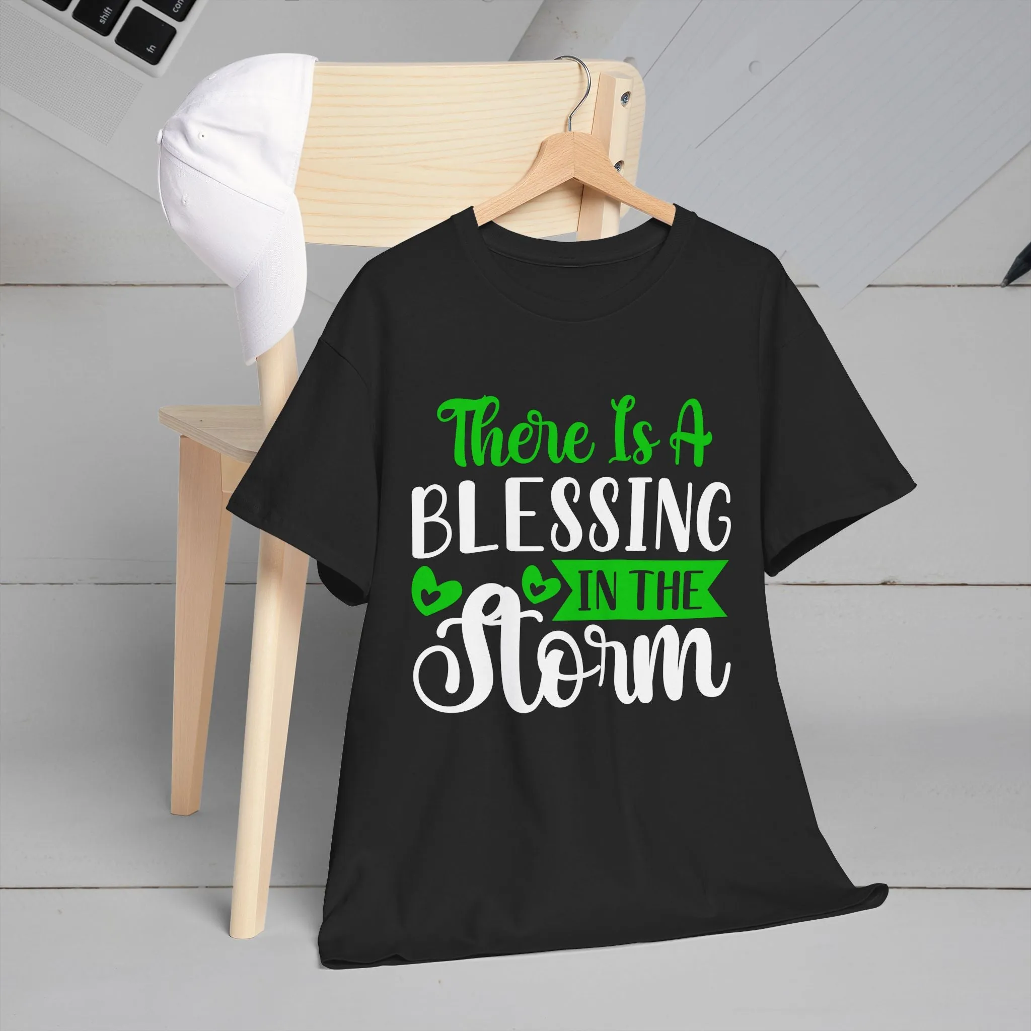 Inspirational Tee - &quot;There Is A Blessing In The Storm&quot;