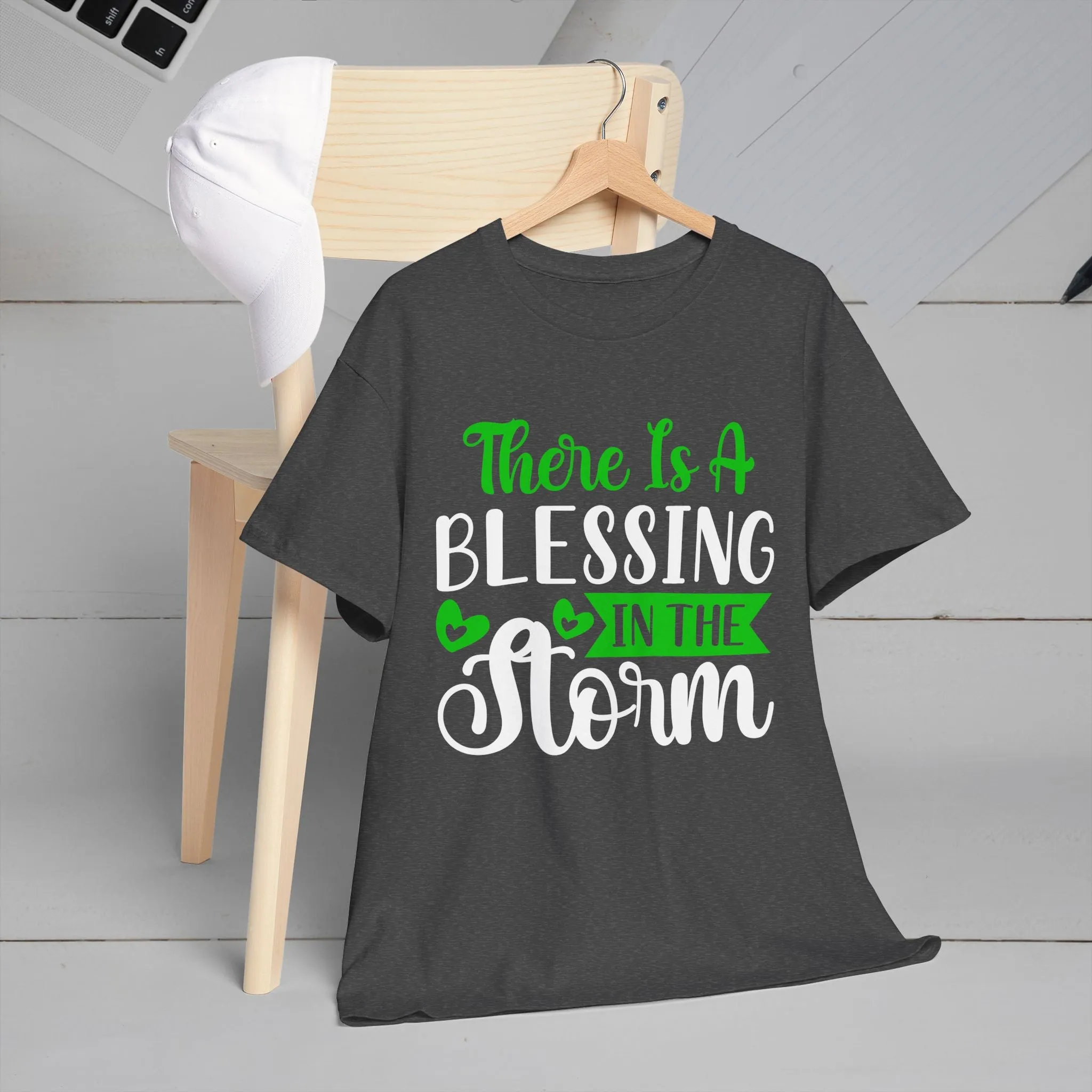 Inspirational Tee - &quot;There Is A Blessing In The Storm&quot;