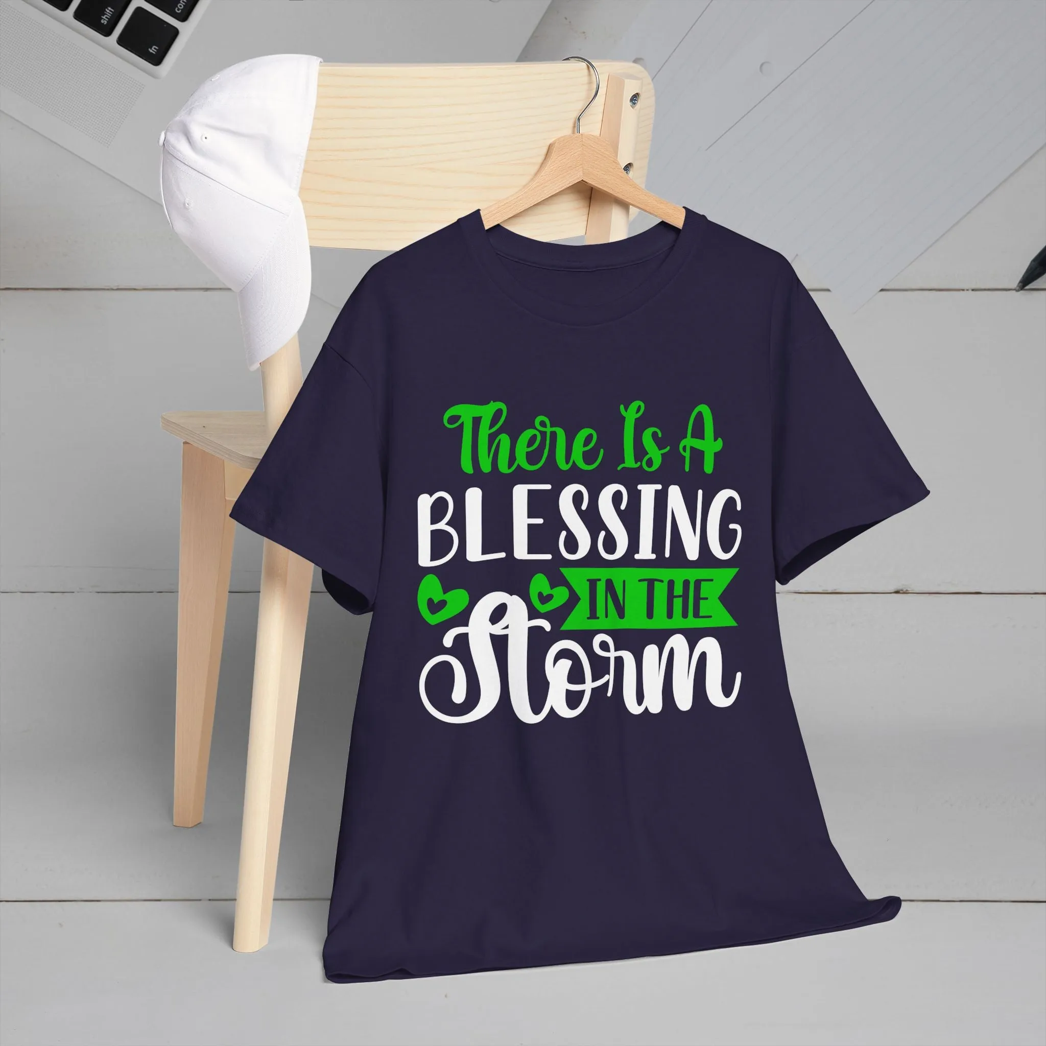 Inspirational Tee - &quot;There Is A Blessing In The Storm&quot;