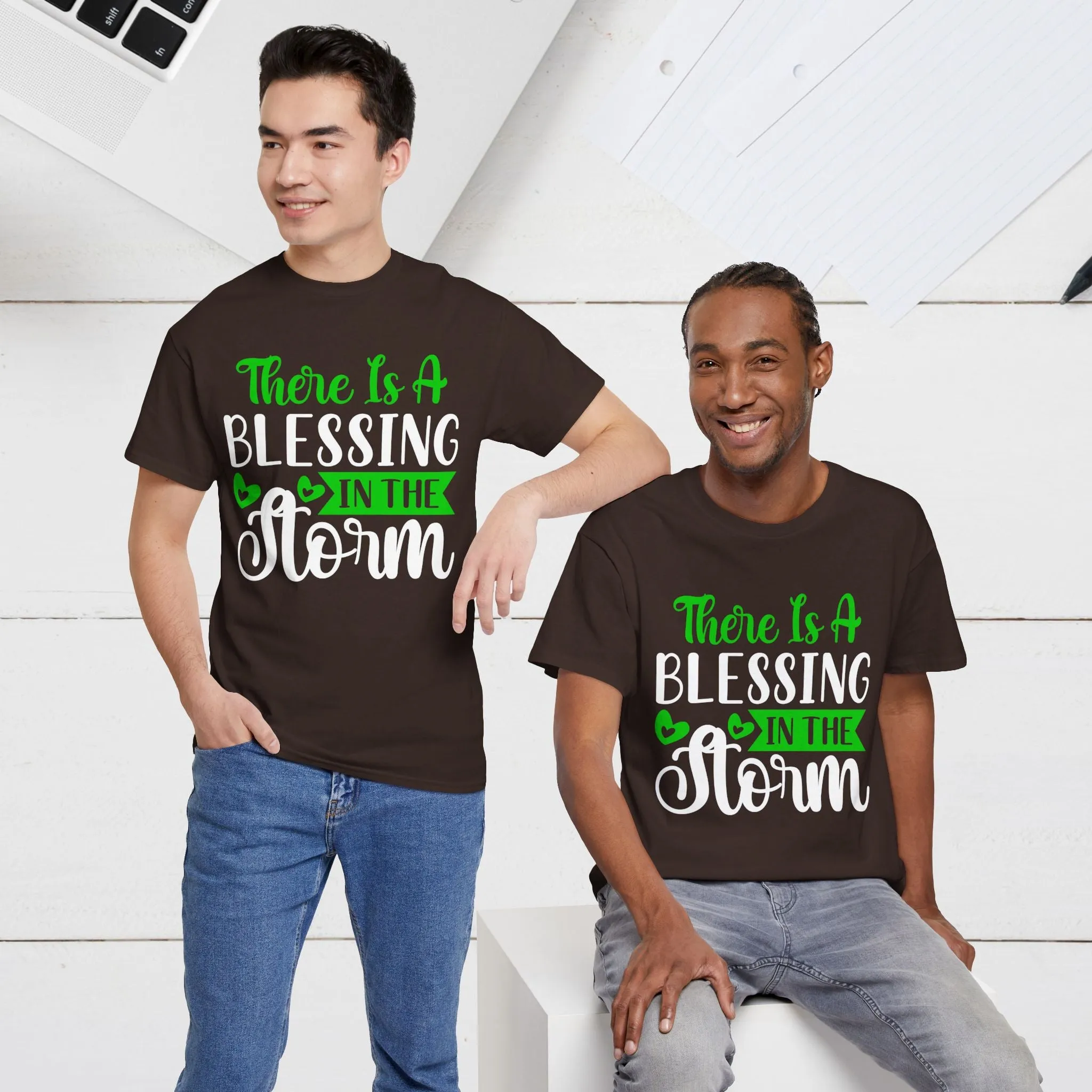 Inspirational Tee - &quot;There Is A Blessing In The Storm&quot;