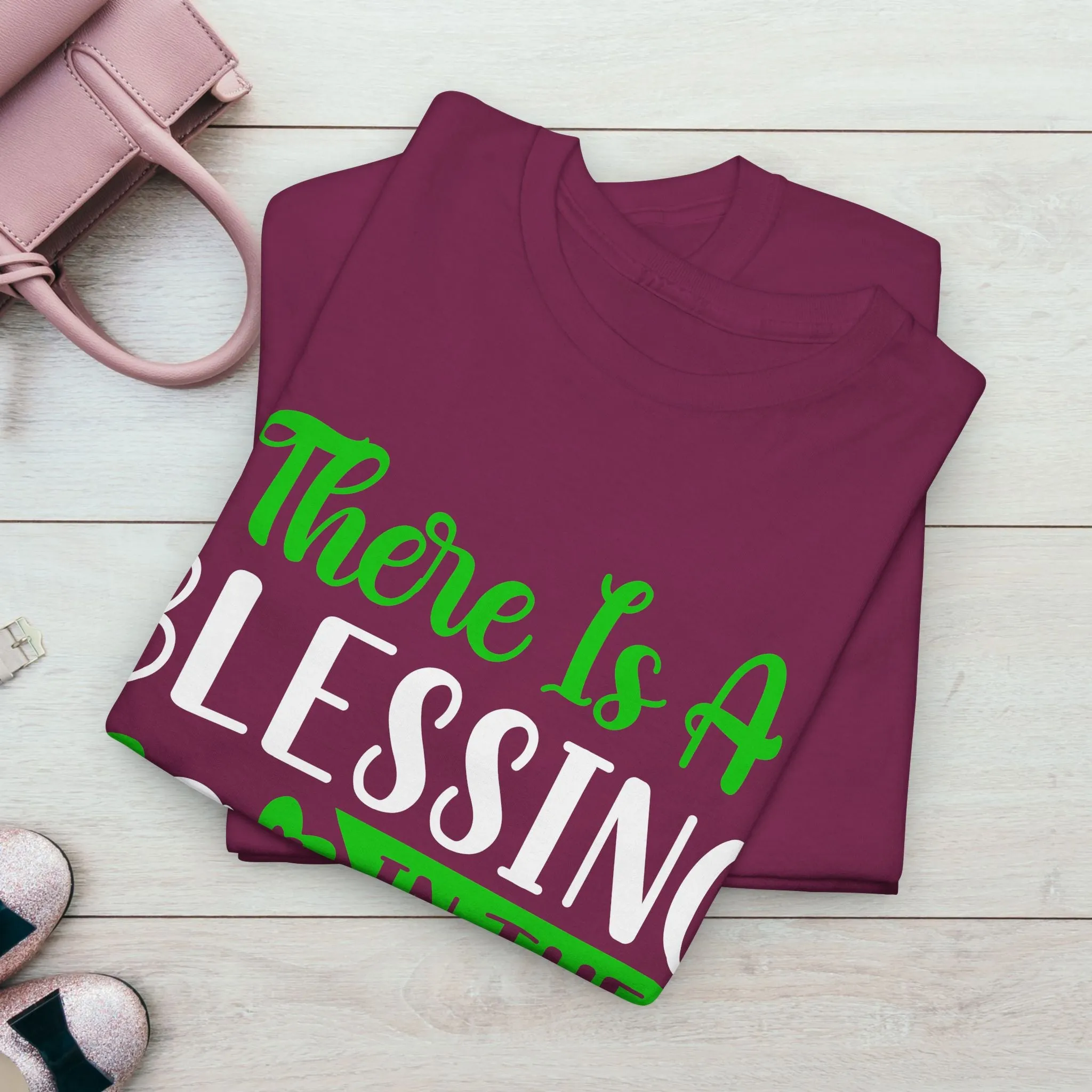 Inspirational Tee - &quot;There Is A Blessing In The Storm&quot;