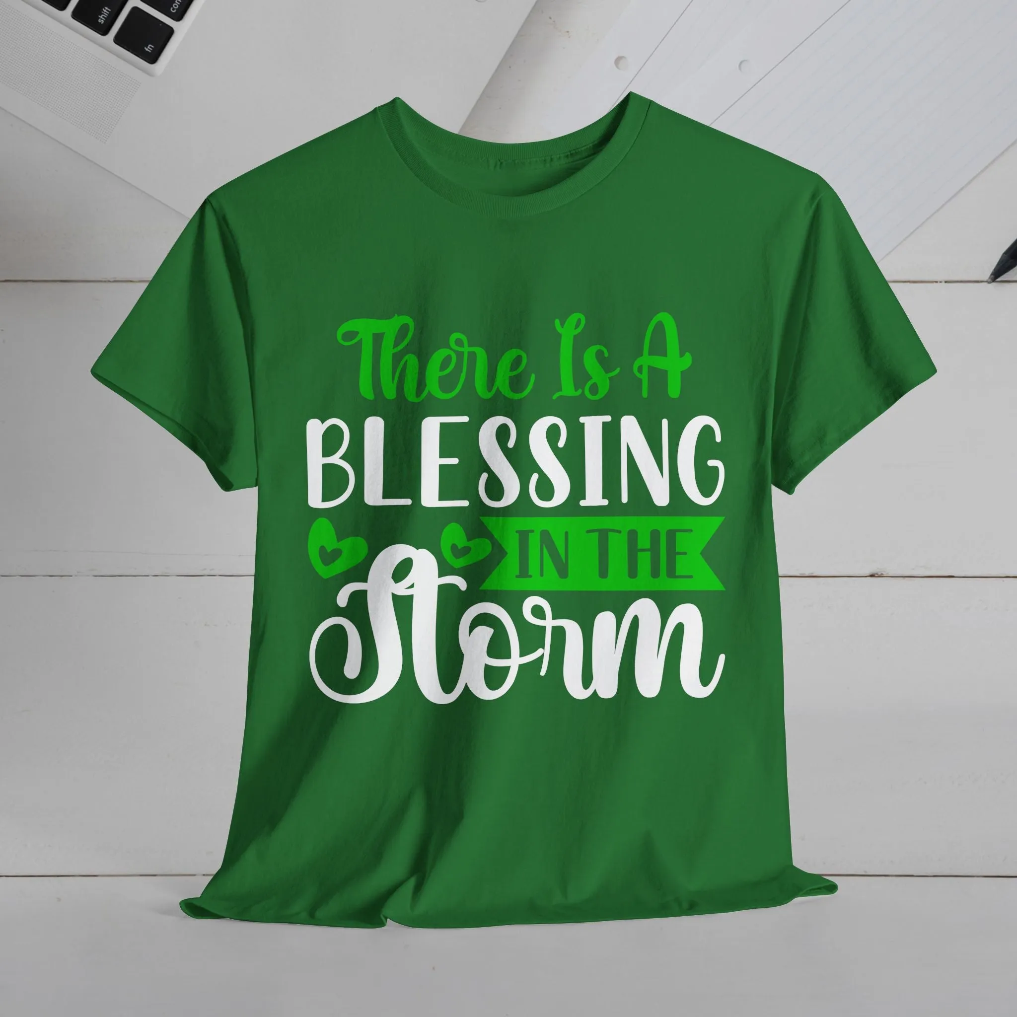 Inspirational Tee - &quot;There Is A Blessing In The Storm&quot;