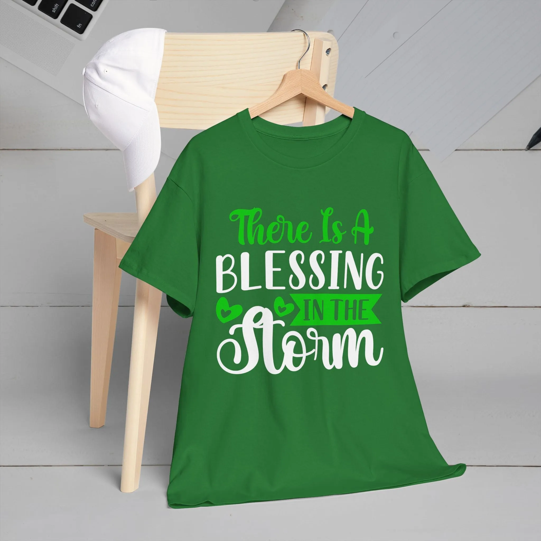 Inspirational Tee - &quot;There Is A Blessing In The Storm&quot;