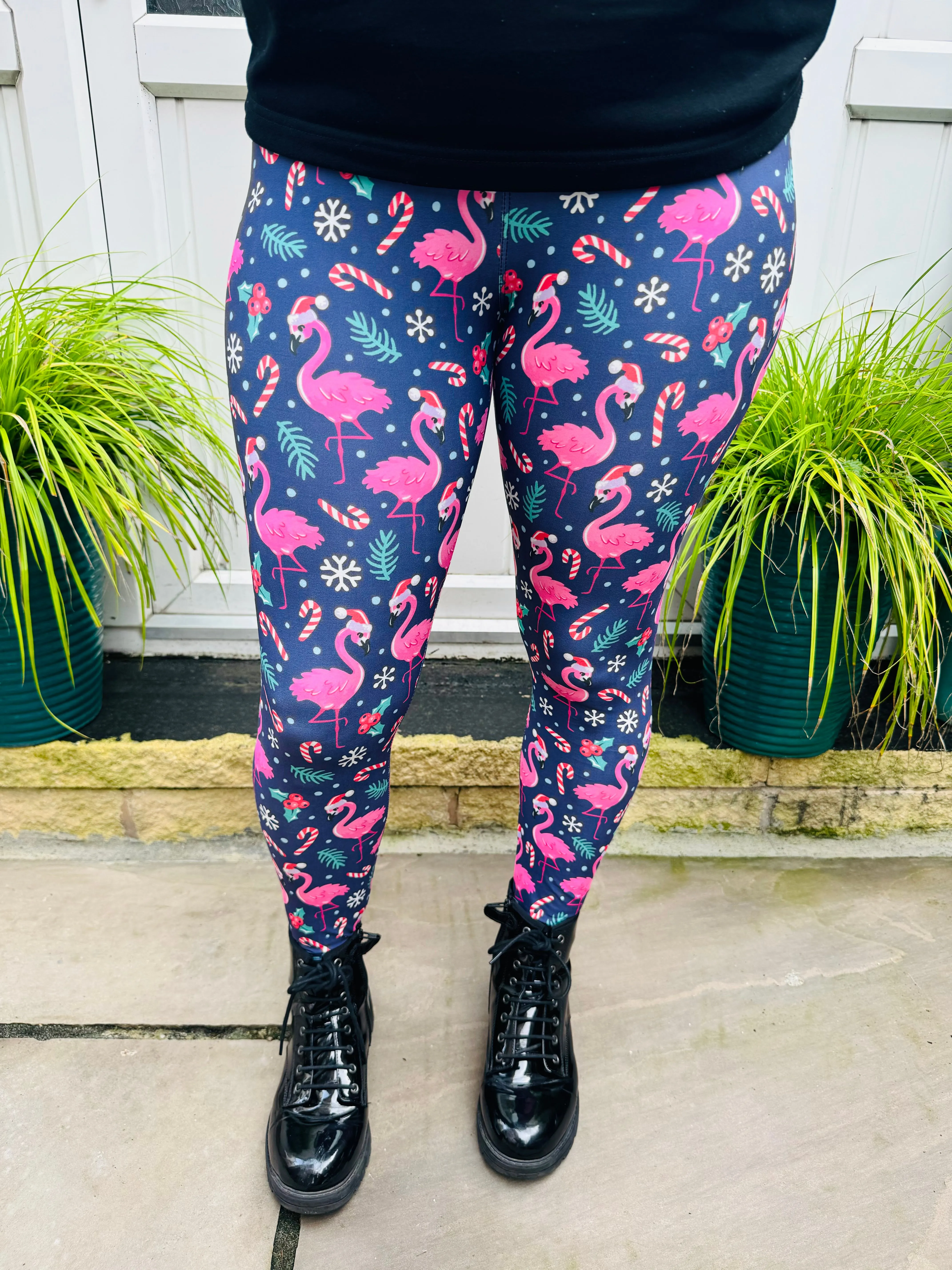 Jingle Bell Flock CASUAL Leggings