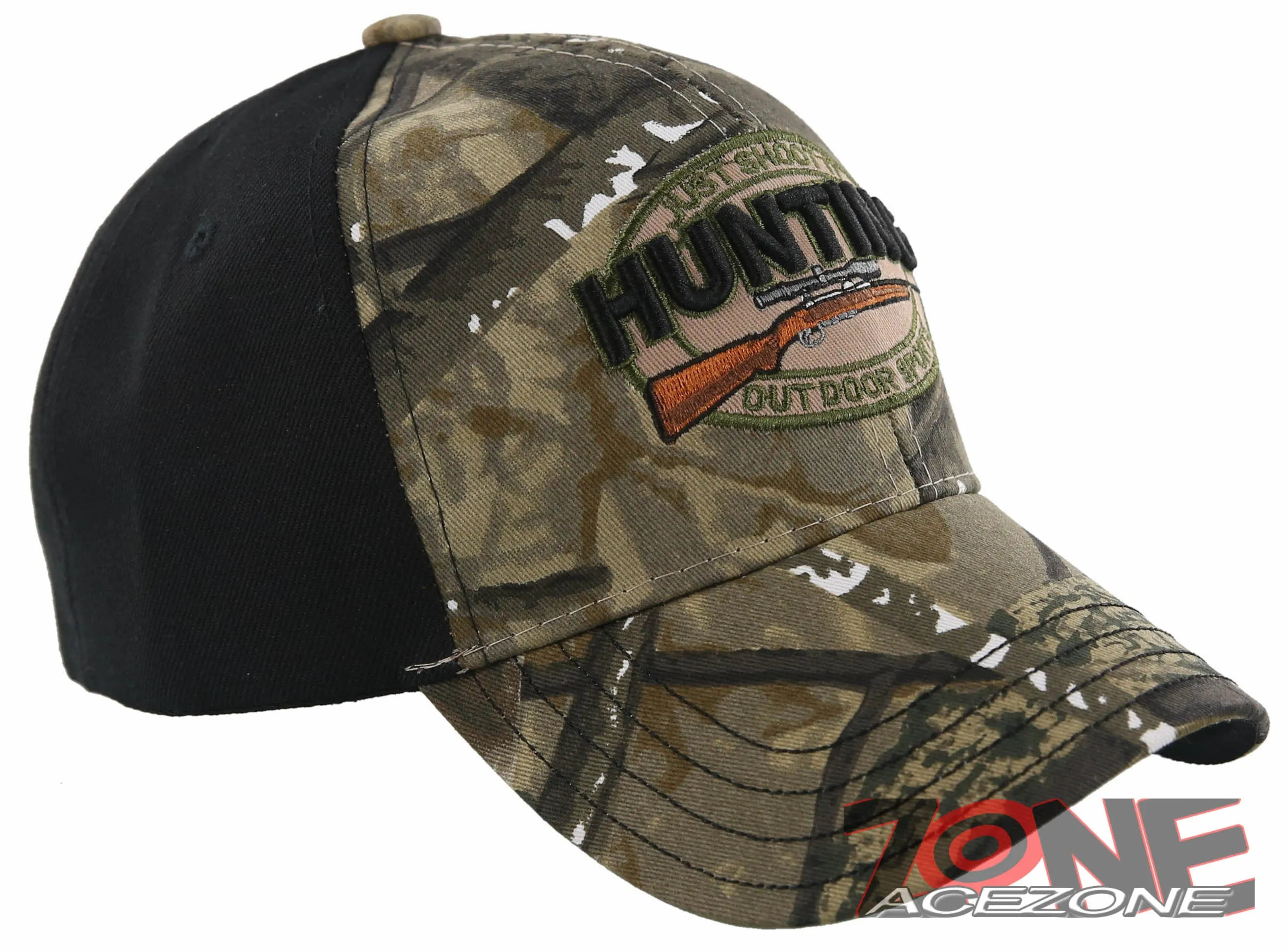 JUST SHOOT IT HUNTING OUTDOOR SPORTS HUNTER BALL CAP HAT CAMO