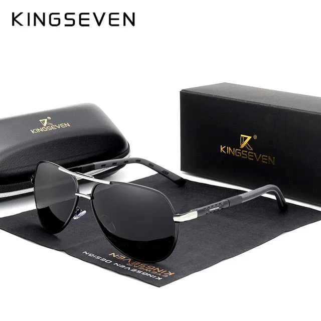 KINGSEVEN Polarized Aluminum Frame, Sunglasses