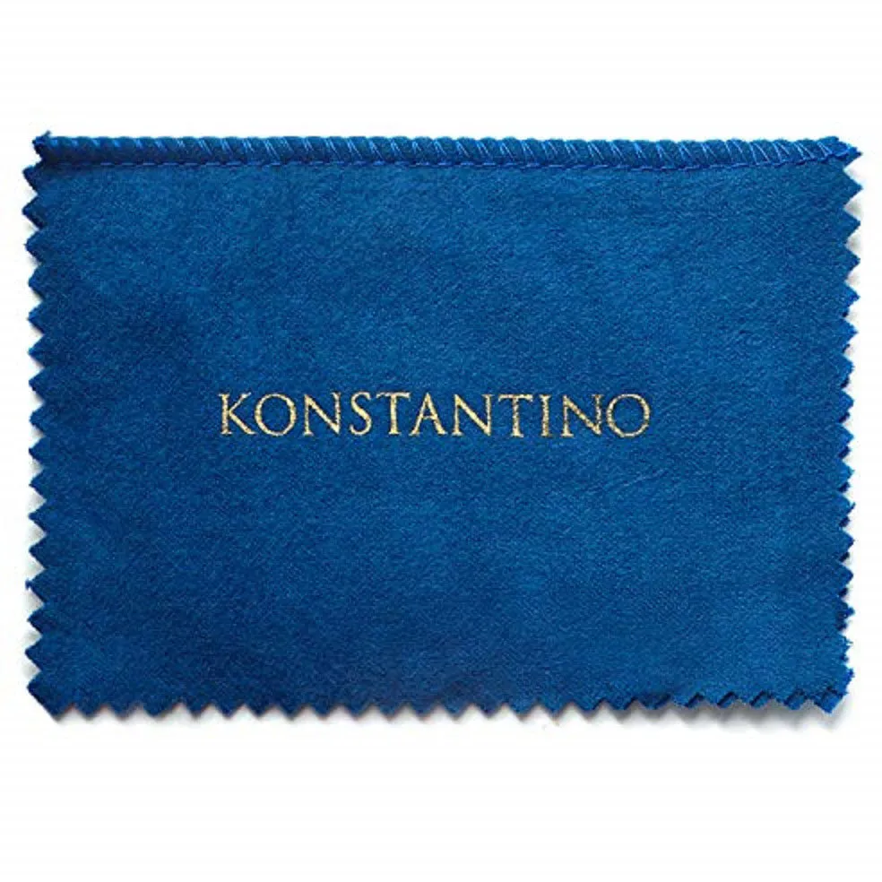 Konstantino Men's Sterling Silver Etched Link Bracelet