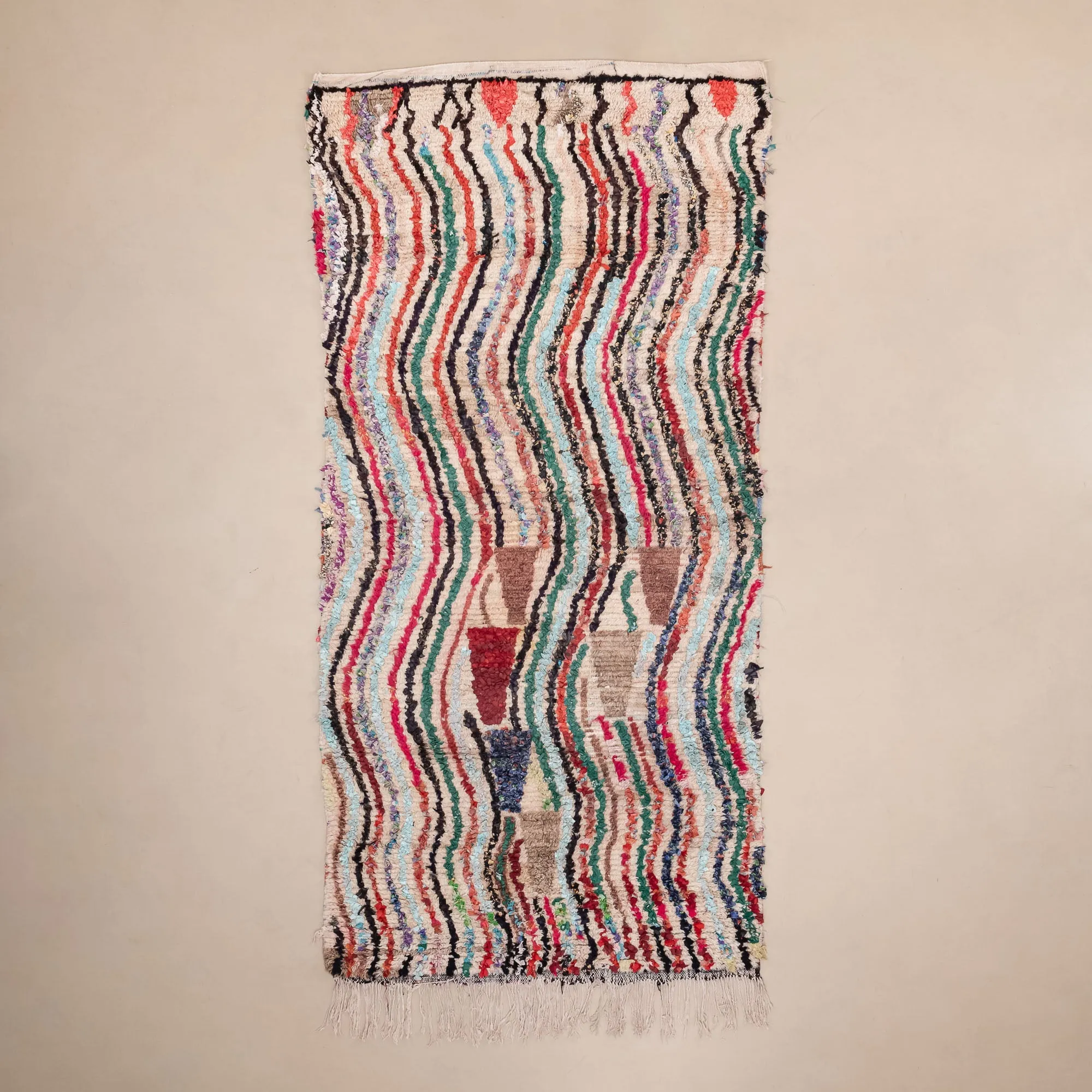 Koutaiba - vintage boucherouite rug