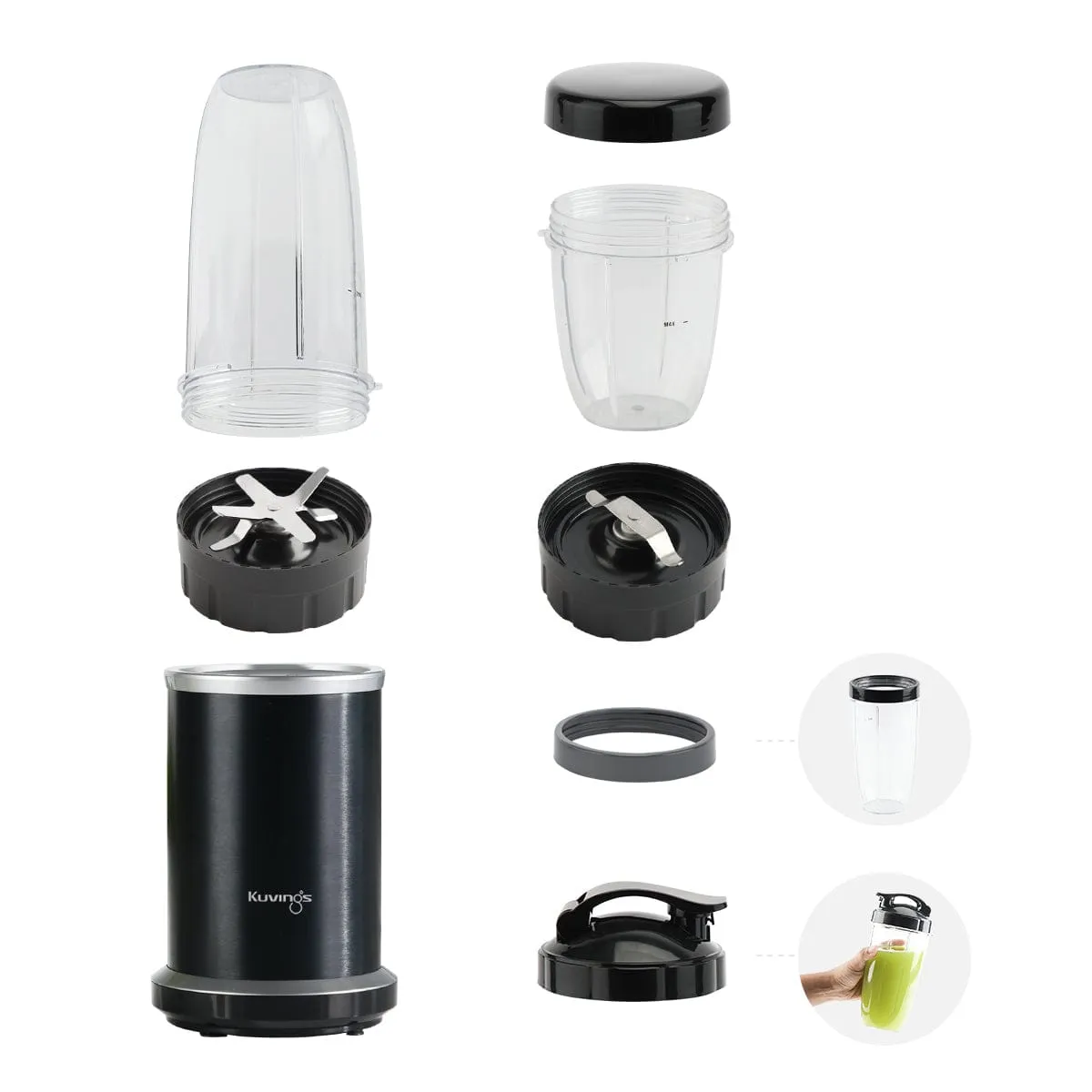 Kuvings Nutri Blender Phantom Black KNB-200B