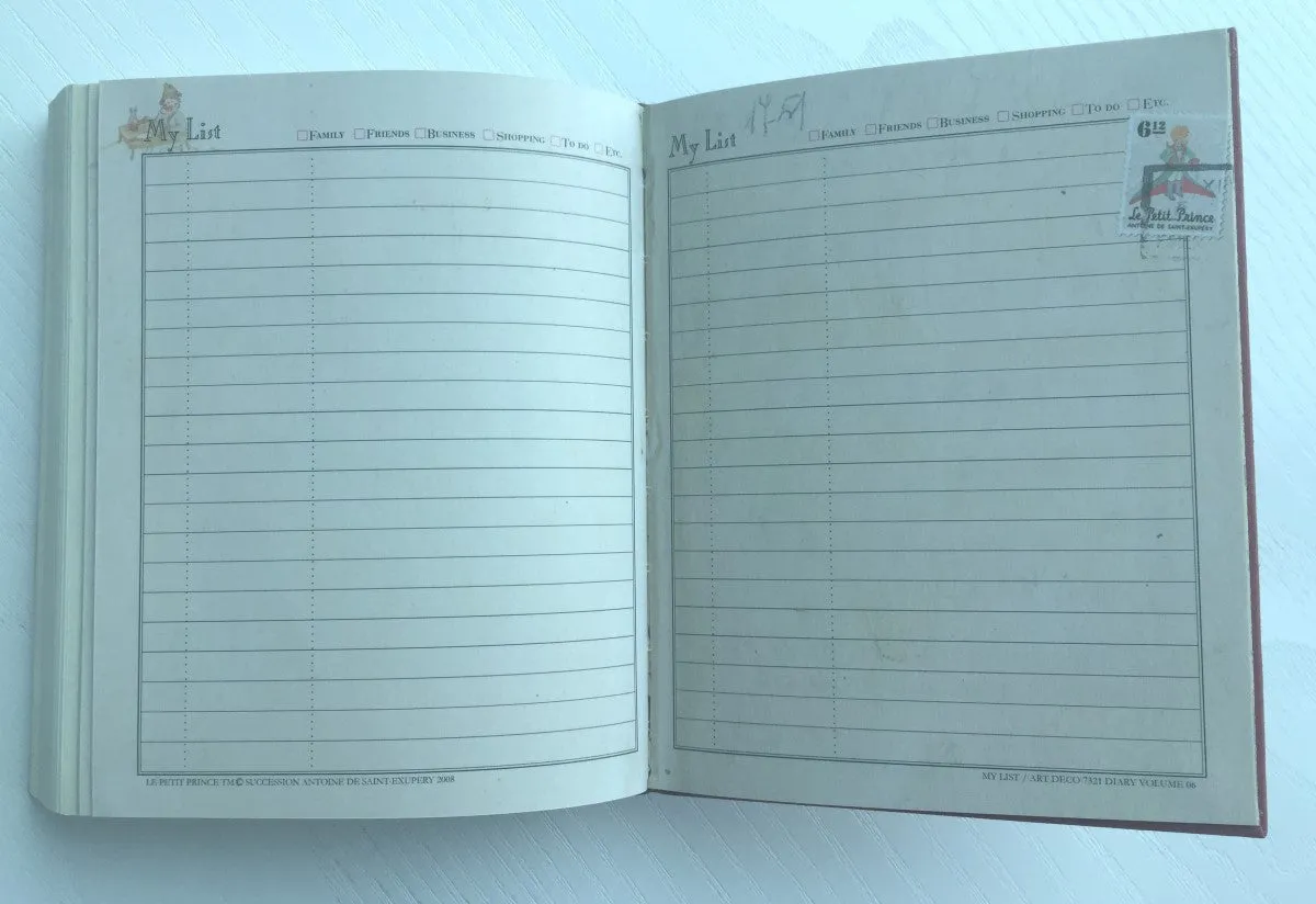 Le Petit Prince Daily Planner Scheduler from Korea