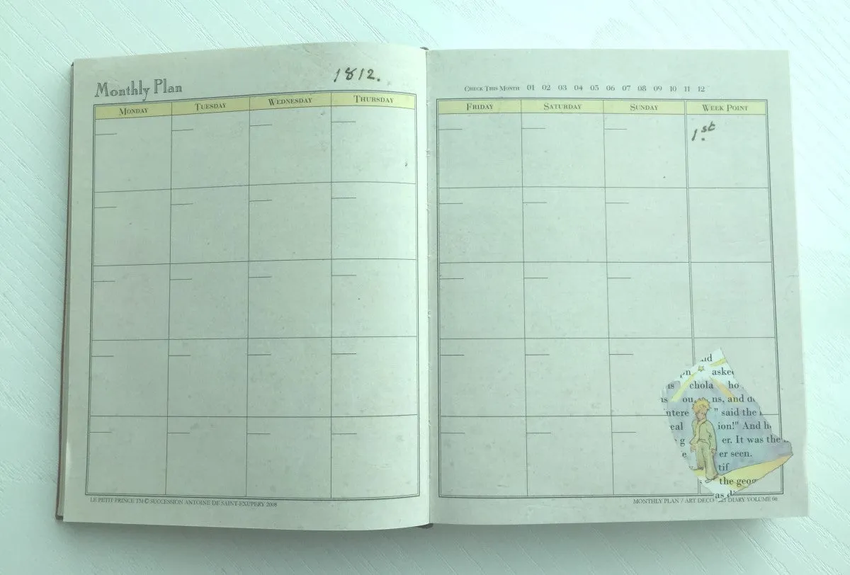 Le Petit Prince Daily Planner Scheduler from Korea