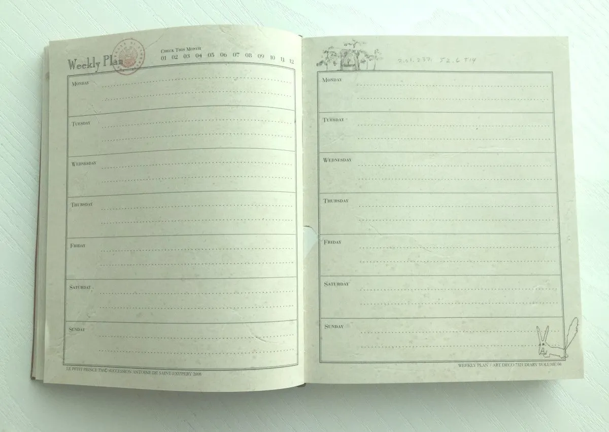 Le Petit Prince Daily Planner Scheduler from Korea