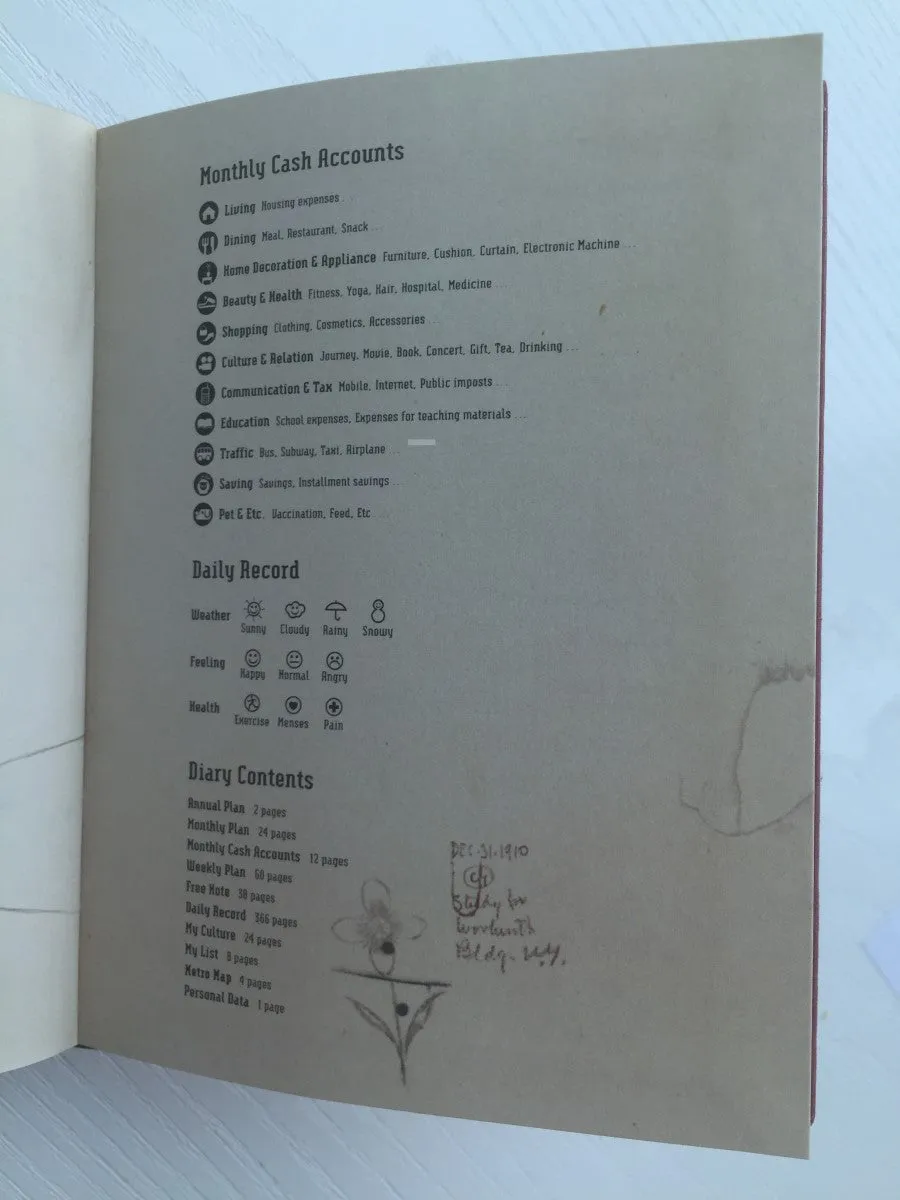 Le Petit Prince Daily Planner Scheduler from Korea