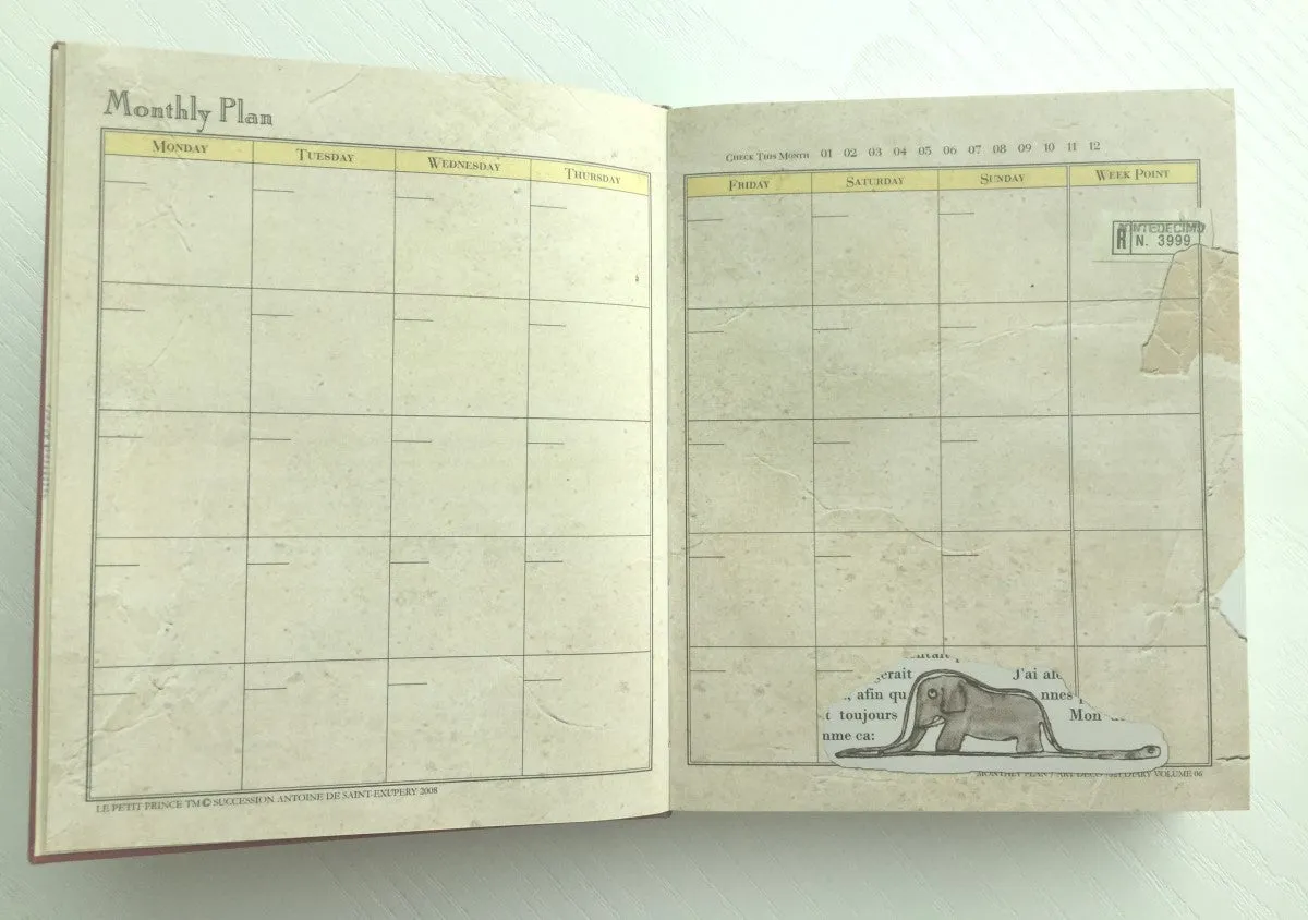 Le Petit Prince Daily Planner Scheduler from Korea