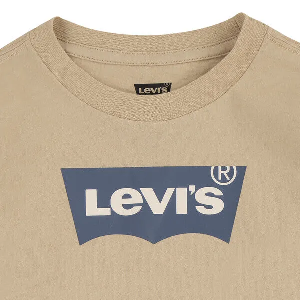 Levi’s Beige Logo Long Sleeve