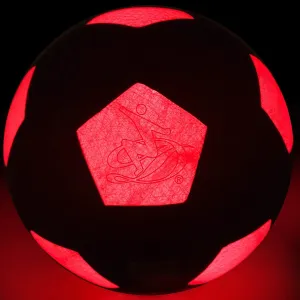 Light Up LED Soccer Ball Official Size 5   Hex Knee Pads Set