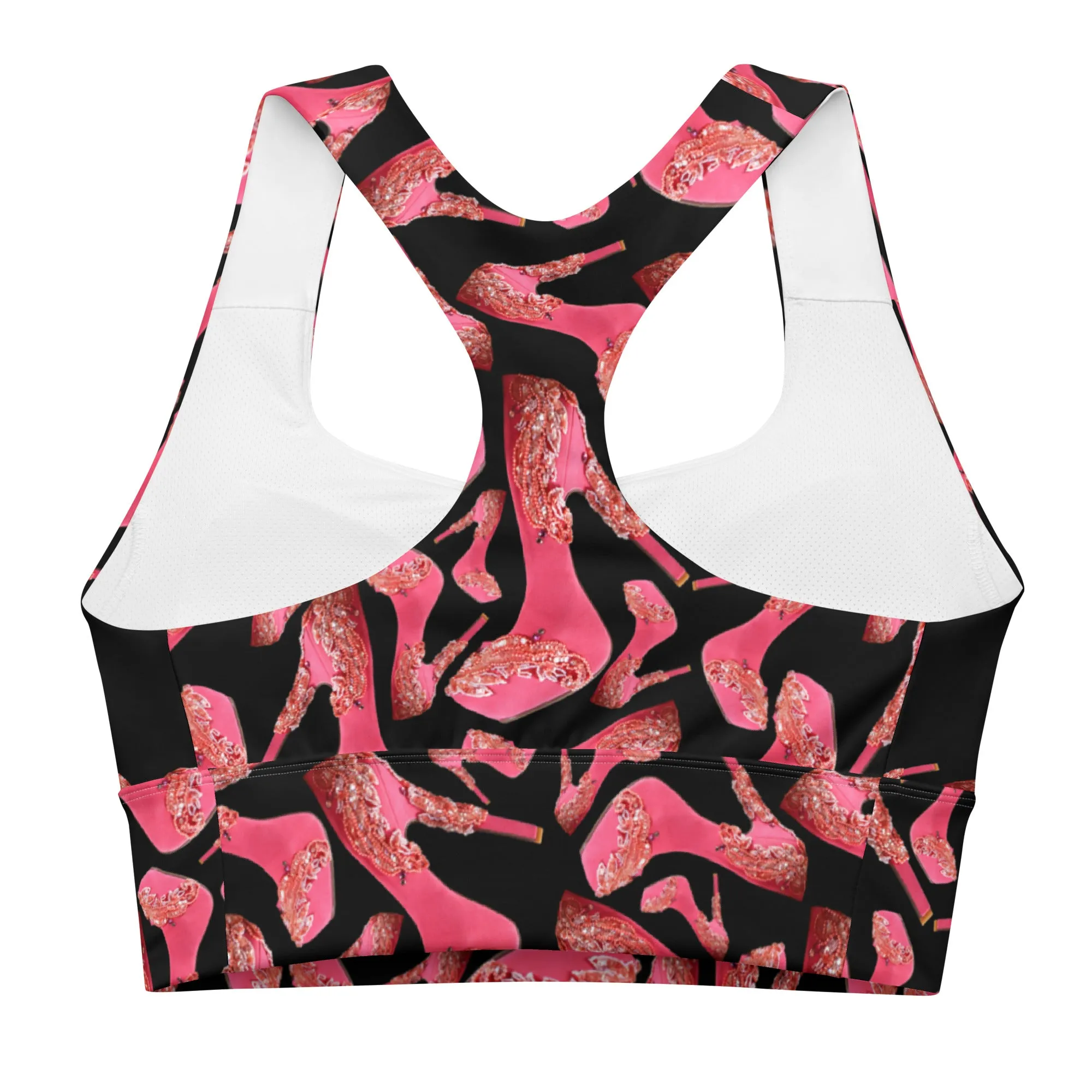 Longline sports bra '24/7 Influencer'
