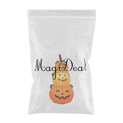 LOSA Halloween Air Inflatable Pumpkin Ghost LED Light Outdoor Yard Party Decor Three Pumpkins