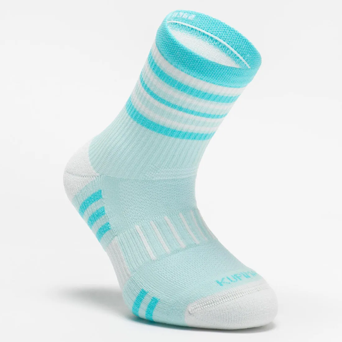 Lot X2 de chaussettes running Enfant -KIPRUN 500 MID  bleue marine