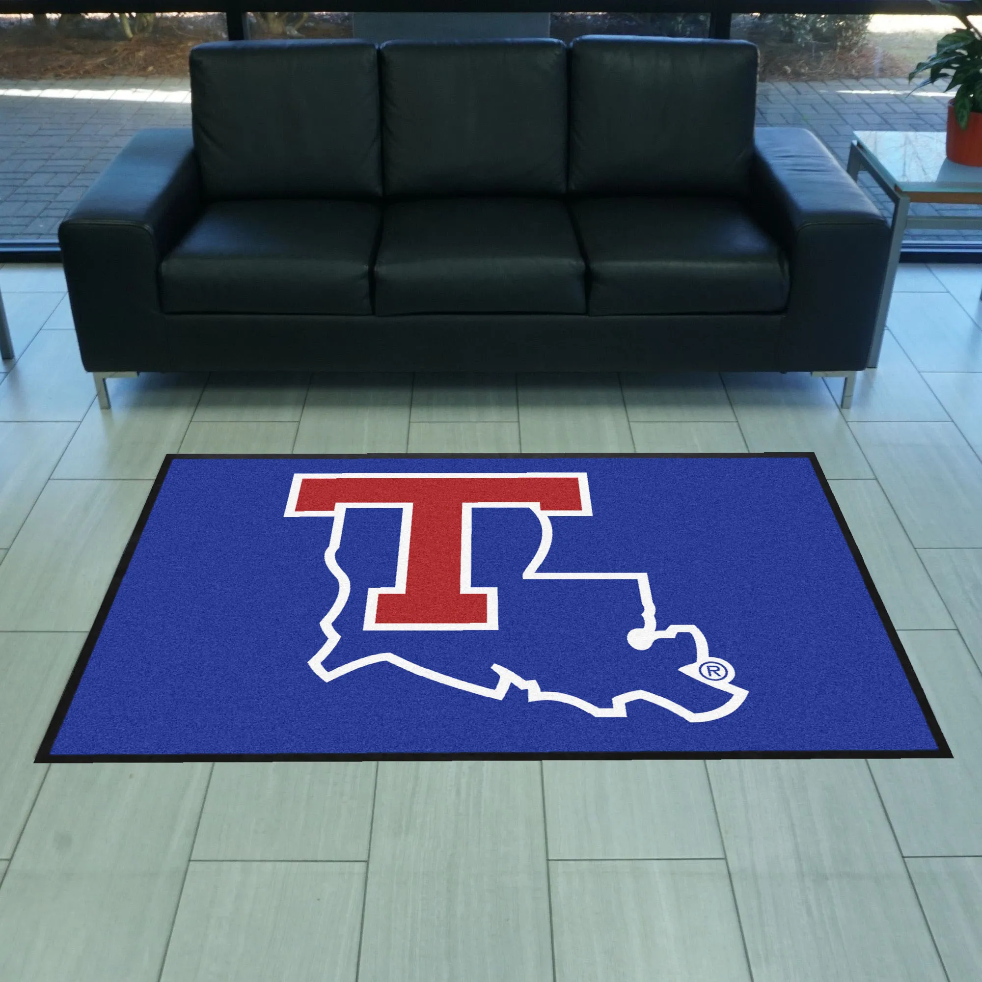 Louisiana Tech University 4X6 Logo Mat - Landscape