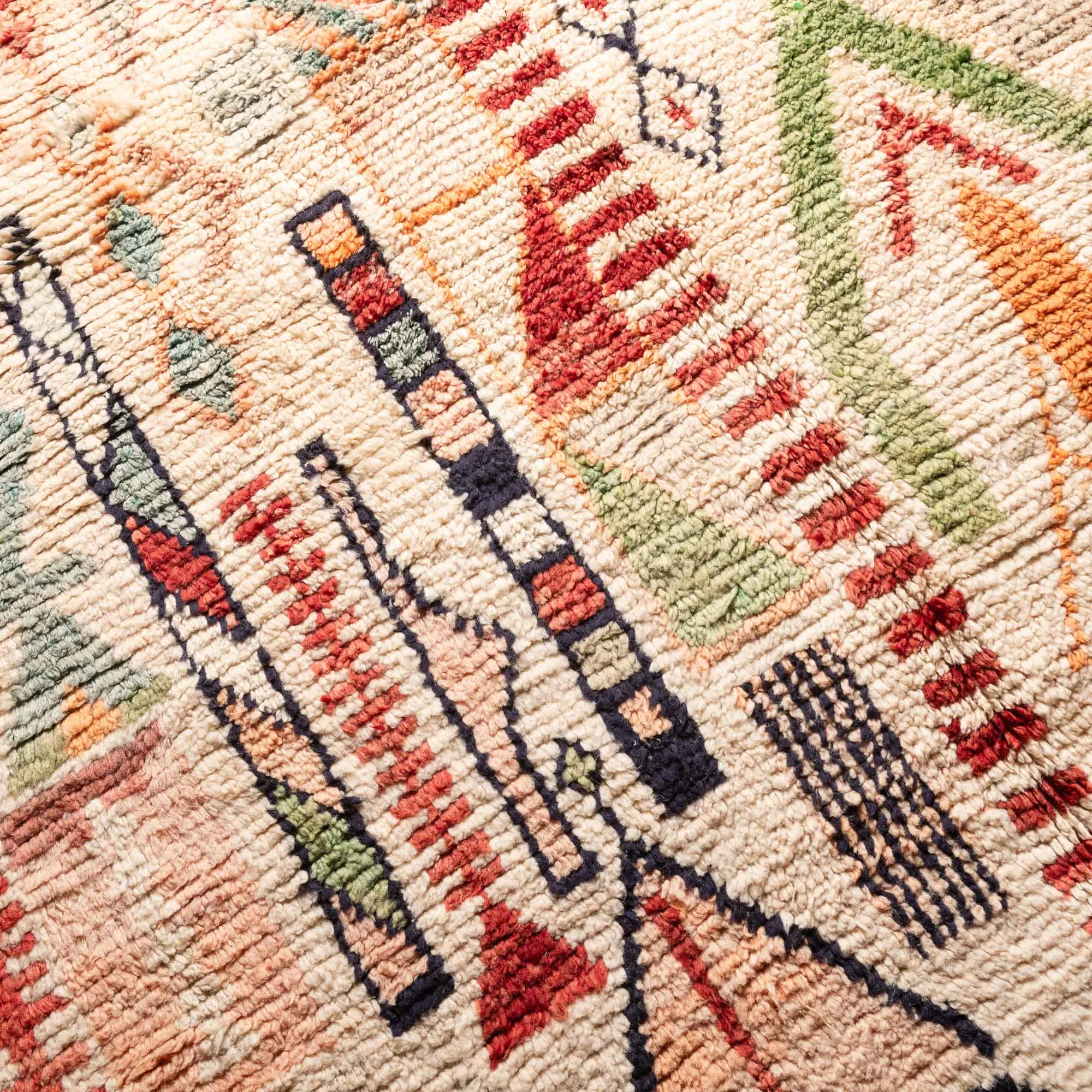 Maher - vintage boujad rug