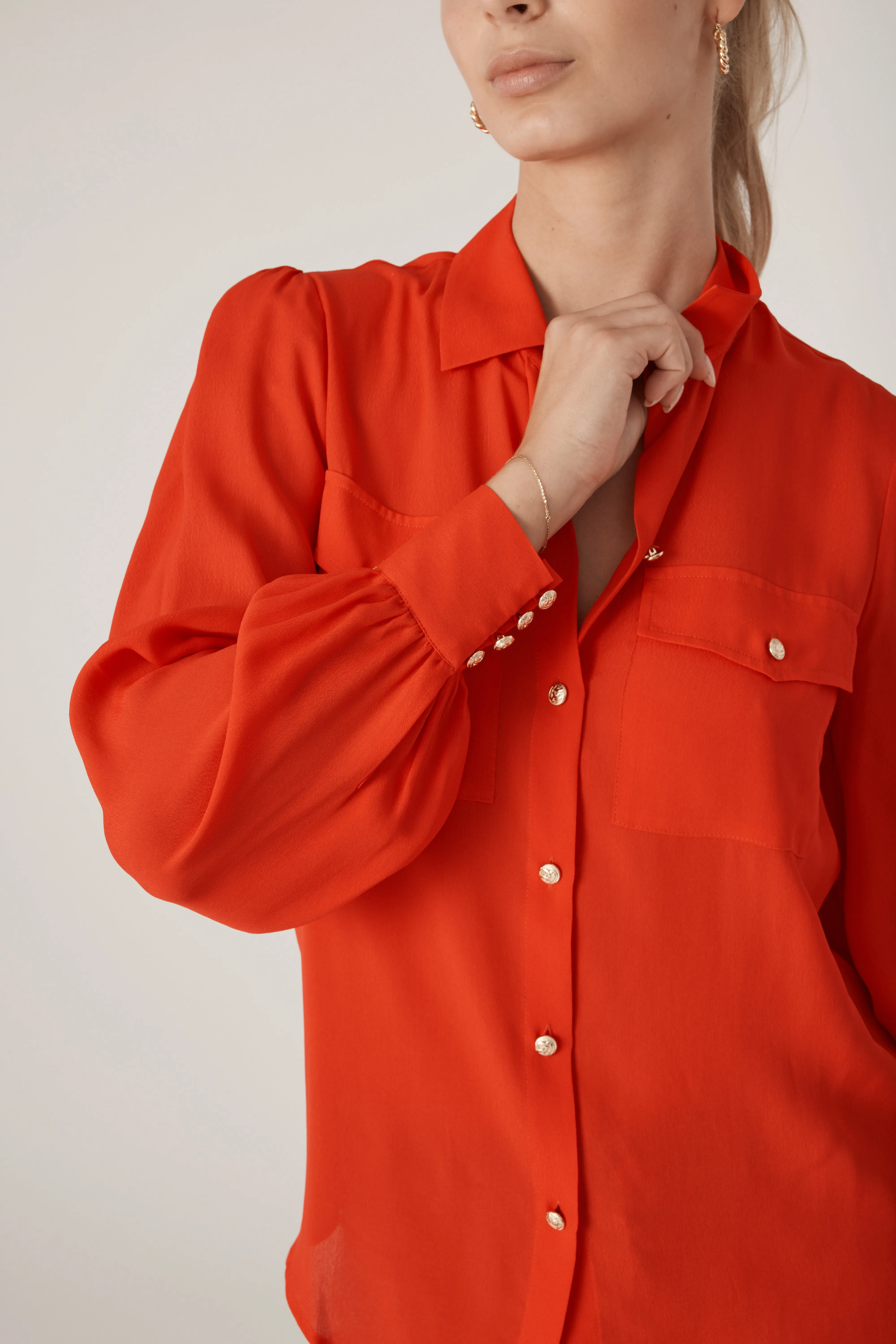 MAISON BLOUSE IN FLAME