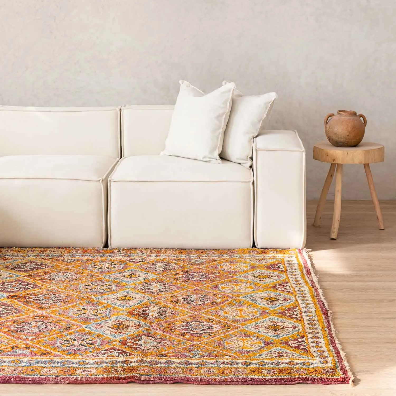 Maissane - vintage boujad rug