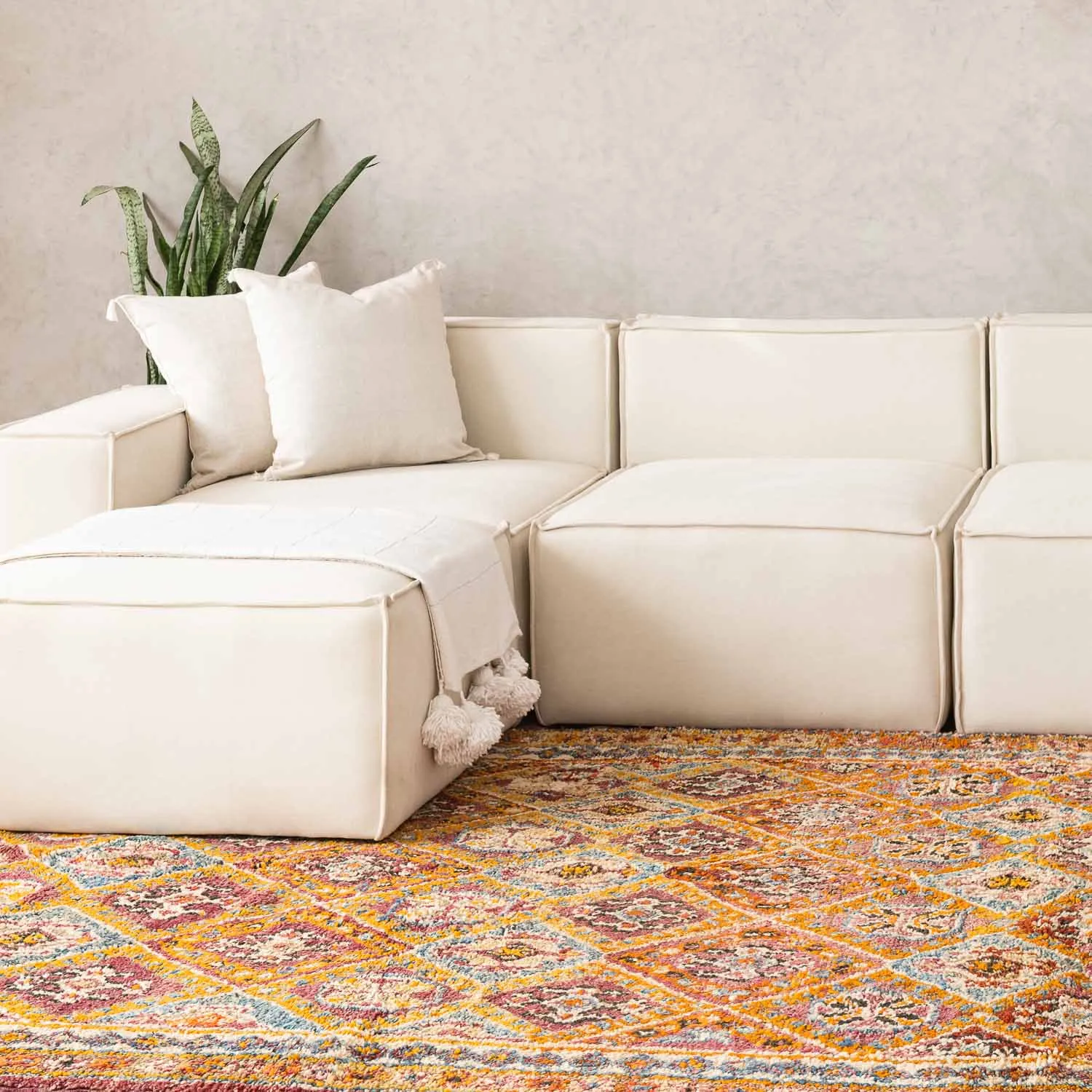 Maissane - vintage boujad rug