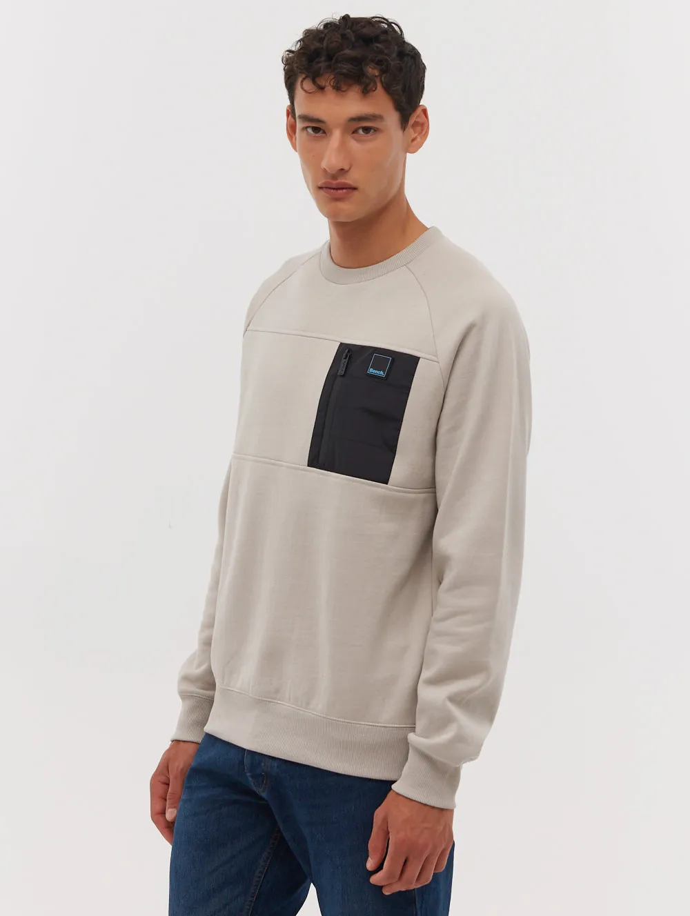 Marton Chest Pocket Crew Neck Sweatshirt
