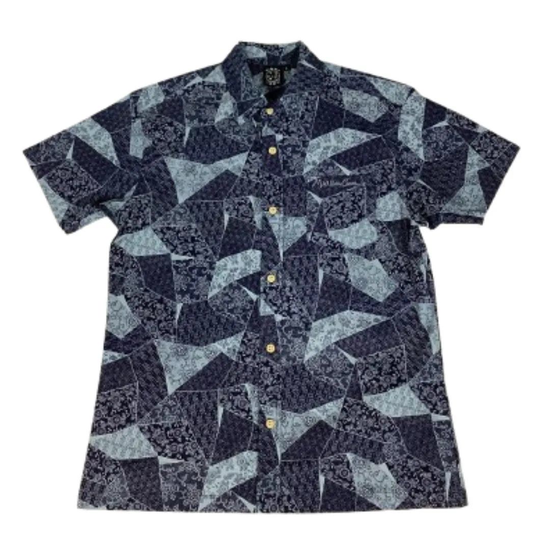 MAUI AND SONS POLO BUTTON DOWN SHORT SLEEVES - NAVY