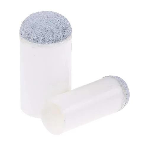 MeiMeiDa 100 Pieces Slip On Pool Cue Tips, cue Stick Tips 9mm 10mm 11mm 12mm 13mm Billiard cue Tips with Box
