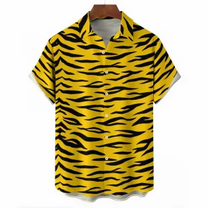 Men's Rock Band Guitarist Same Style Casual Short Sleeve Shirt 2404001172
