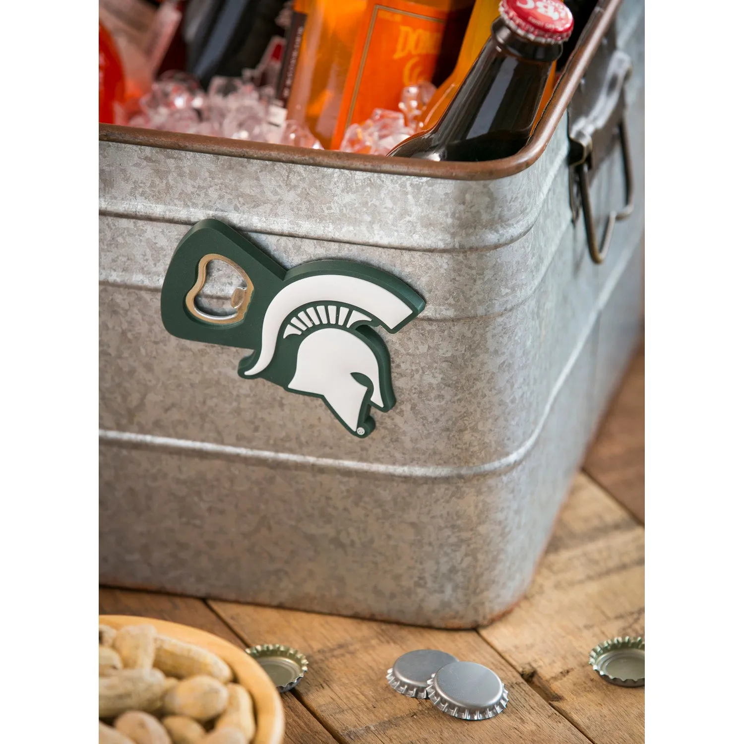 Michigan State University, PVC Magnet  Bottle Opener,7bo971