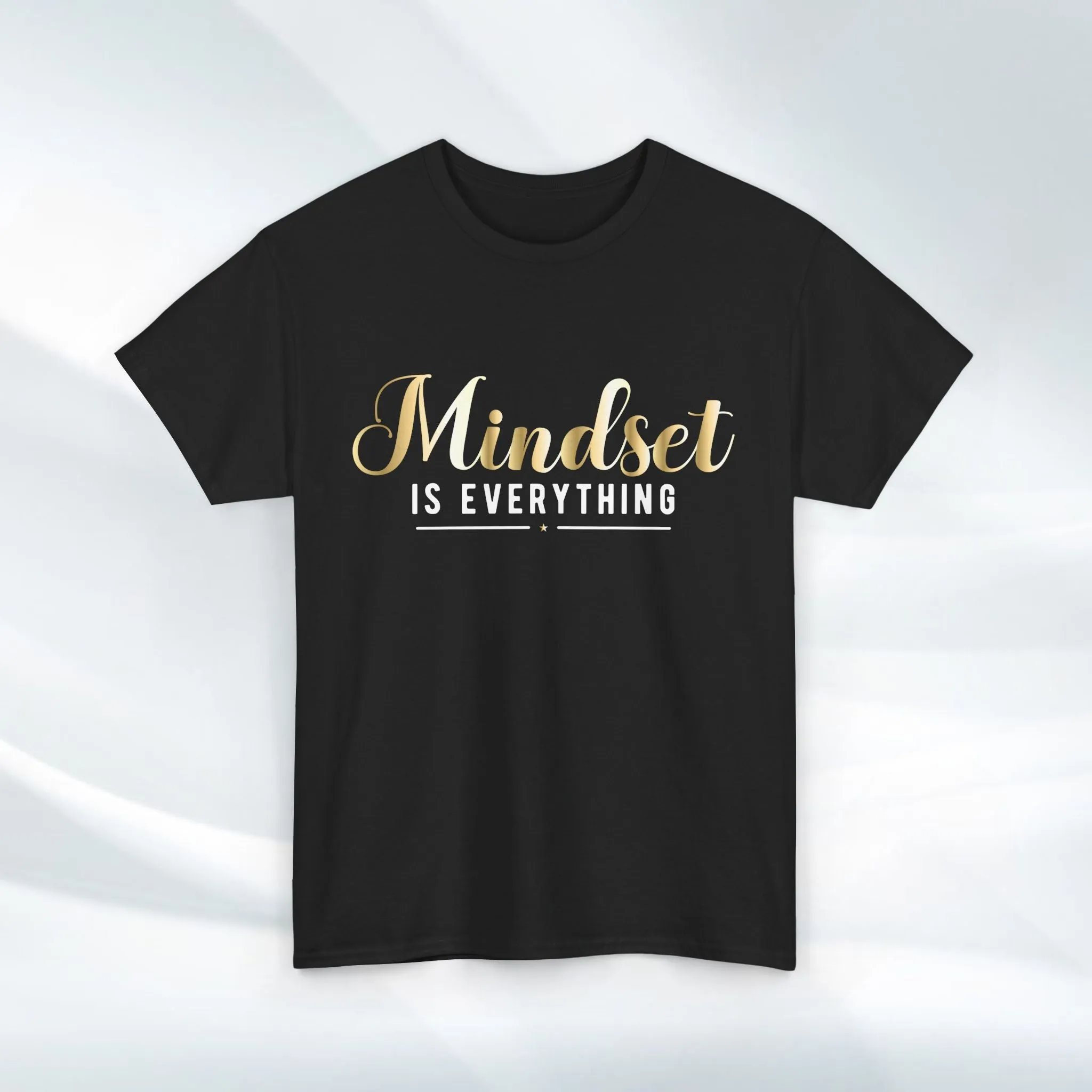 Mindset Unisex Heavy Cotton Tee - Inspirational T-Shirt for Positive Thinking
