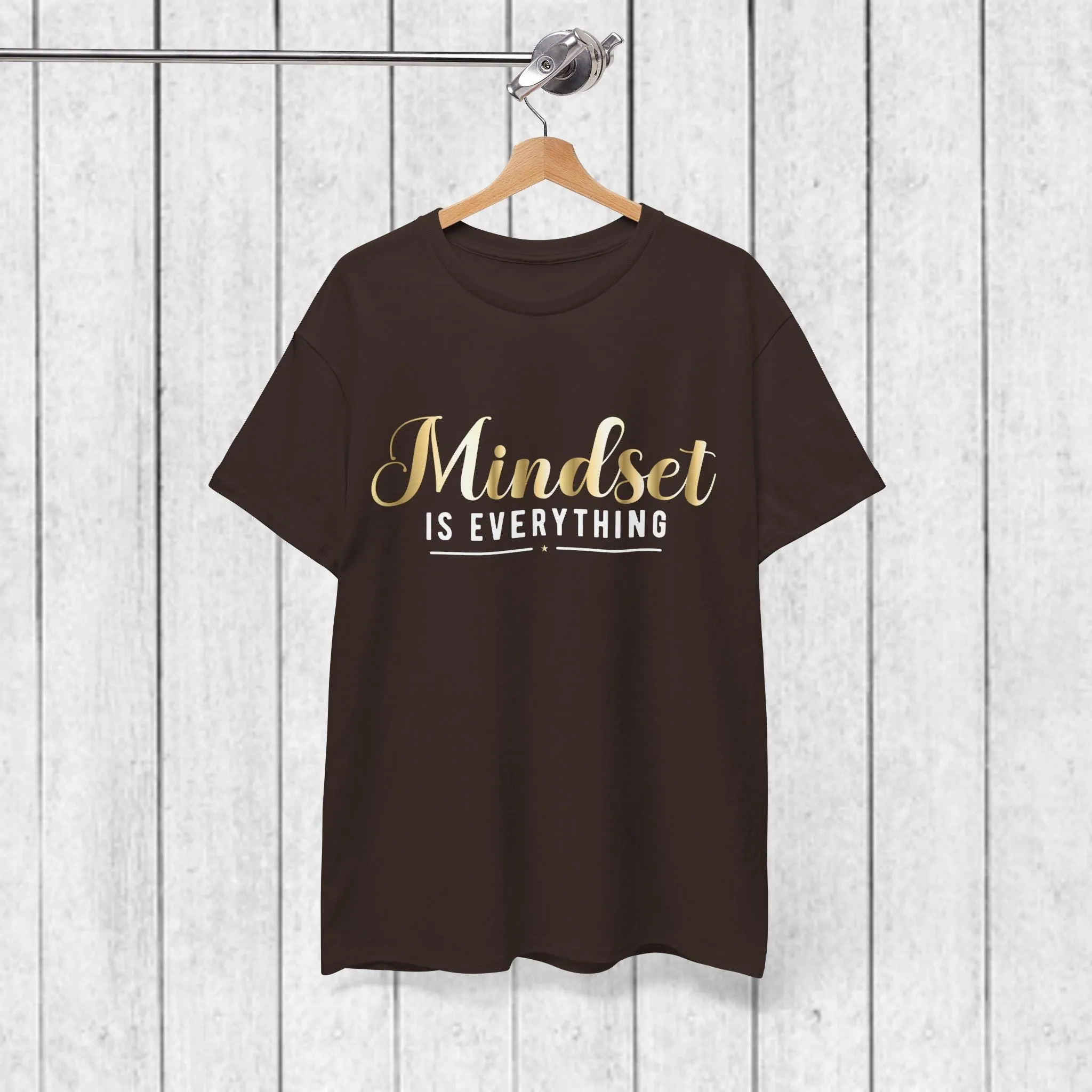 Mindset Unisex Heavy Cotton Tee - Inspirational T-Shirt for Positive Thinking