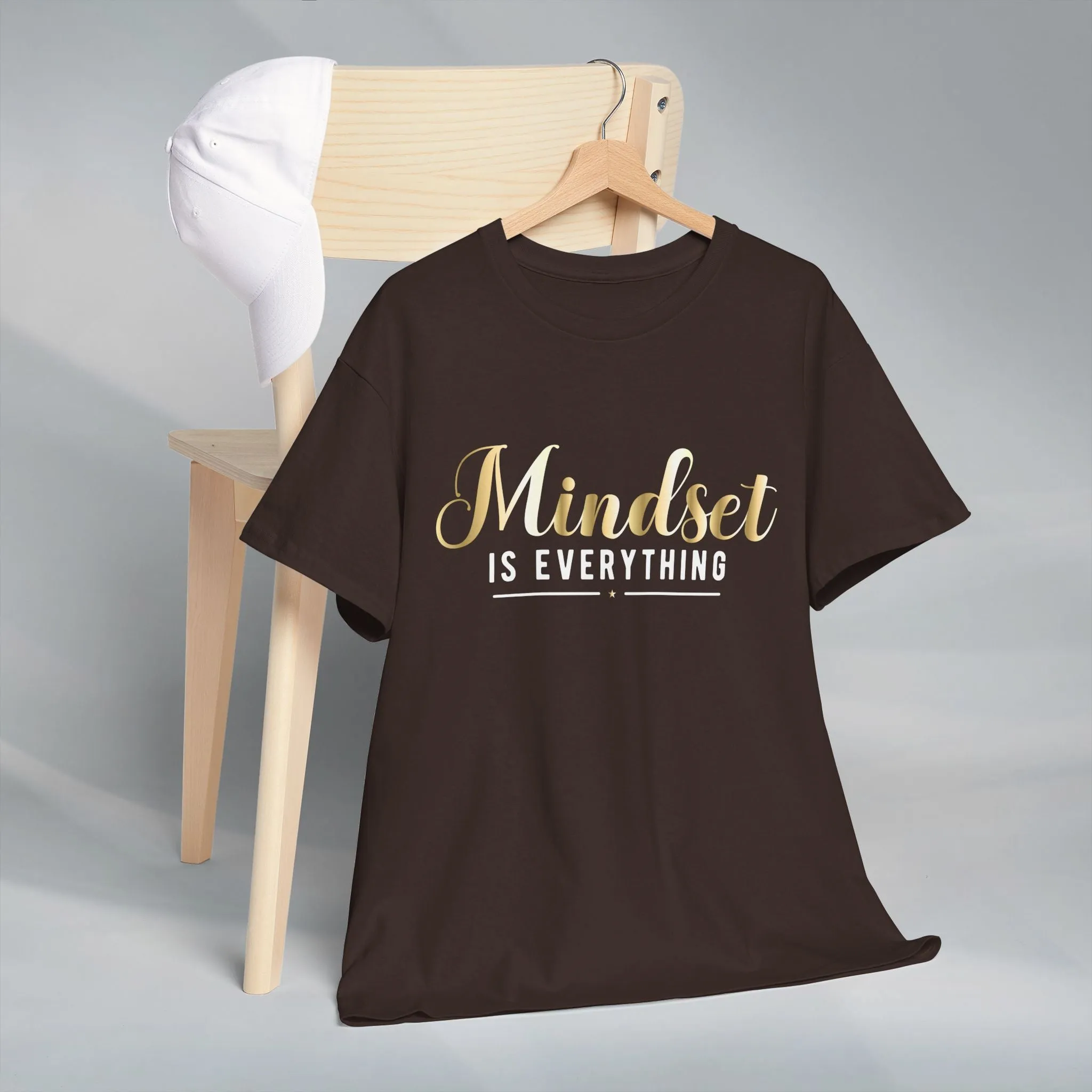 Mindset Unisex Heavy Cotton Tee - Inspirational T-Shirt for Positive Thinking