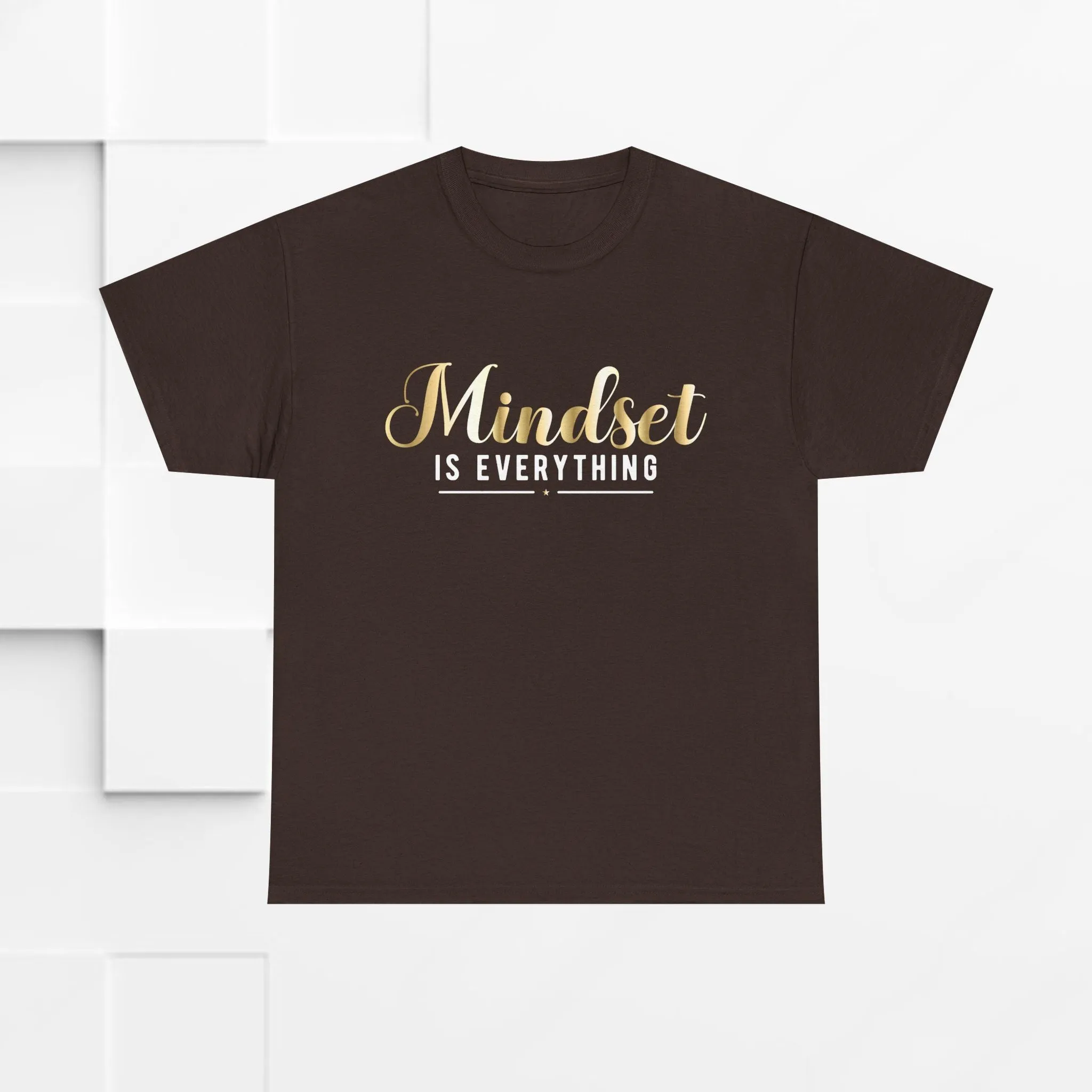 Mindset Unisex Heavy Cotton Tee - Inspirational T-Shirt for Positive Thinking